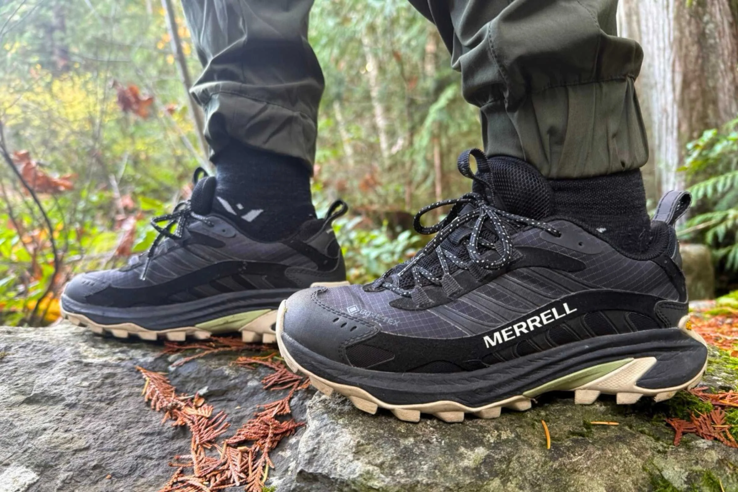   Sleek and modern, the Moab Speed 2 GTX blends trail performance with an everyday look.   Photo by Steve Redmond  