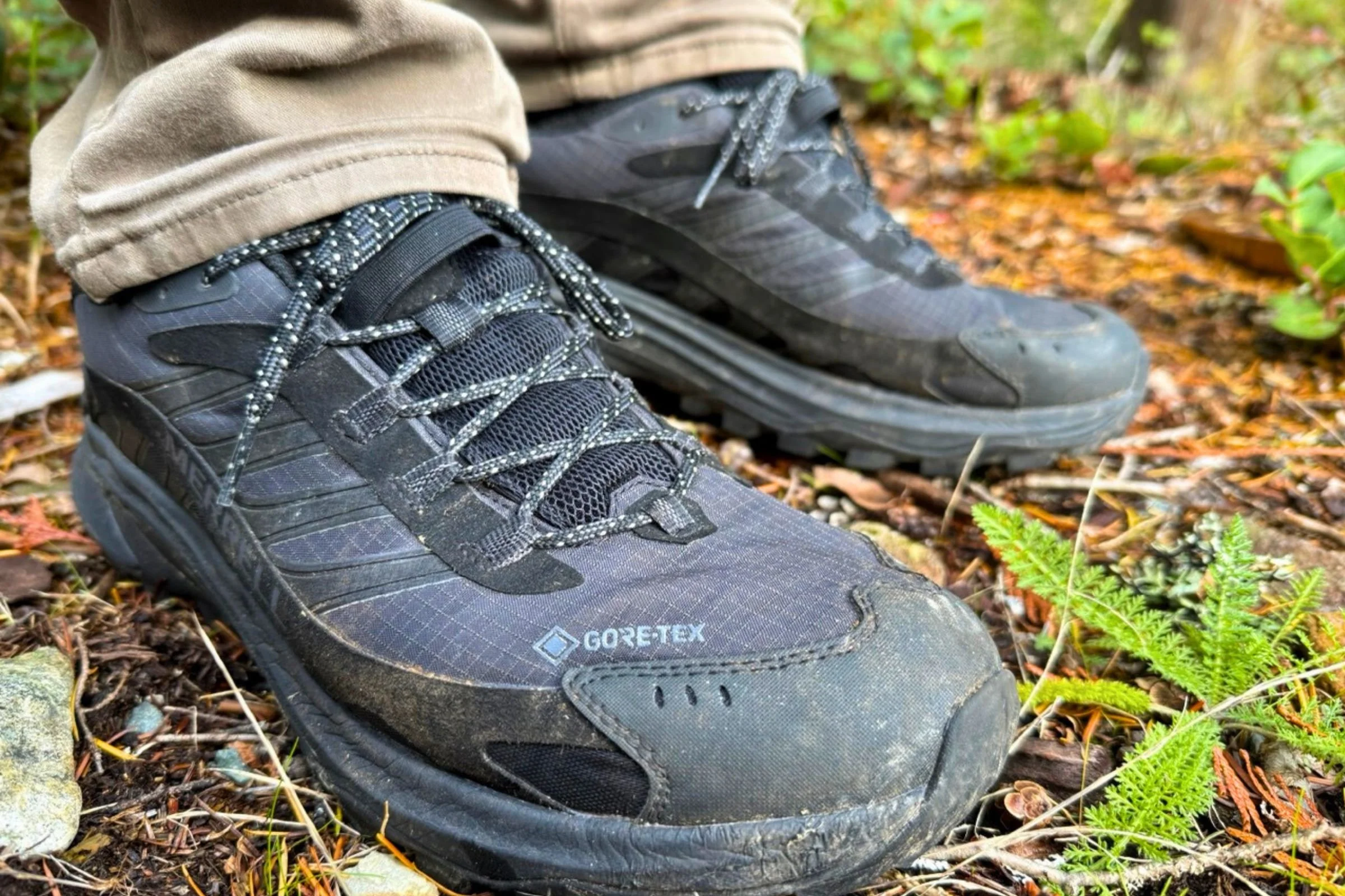   The GORE-TEX membrane provides reliable waterproofing without overheating on hot days.   Photo by Ebony Roberts  