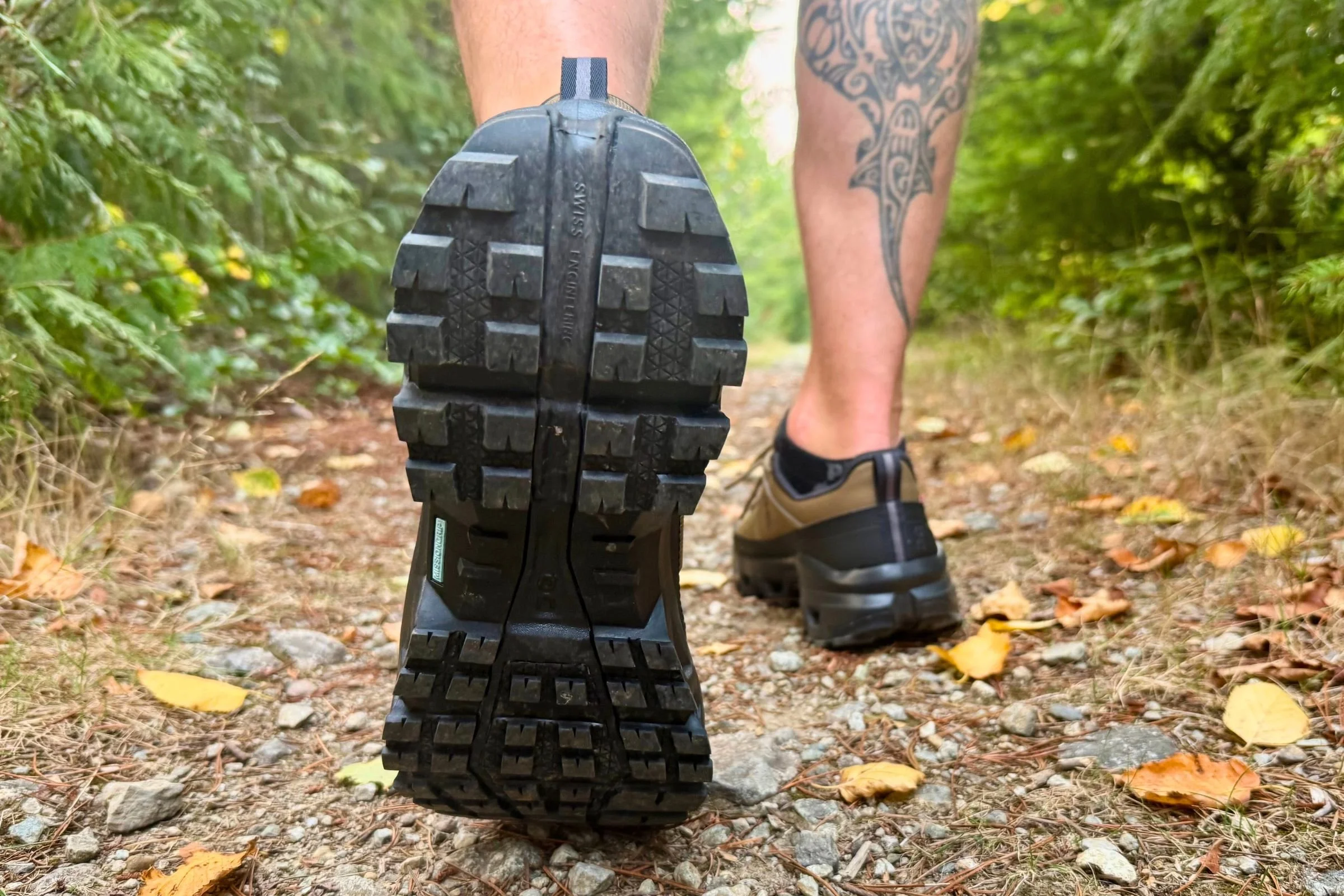   The Missiongrip outsole on the Cloudrock .  Photo by Ebony Roberts  