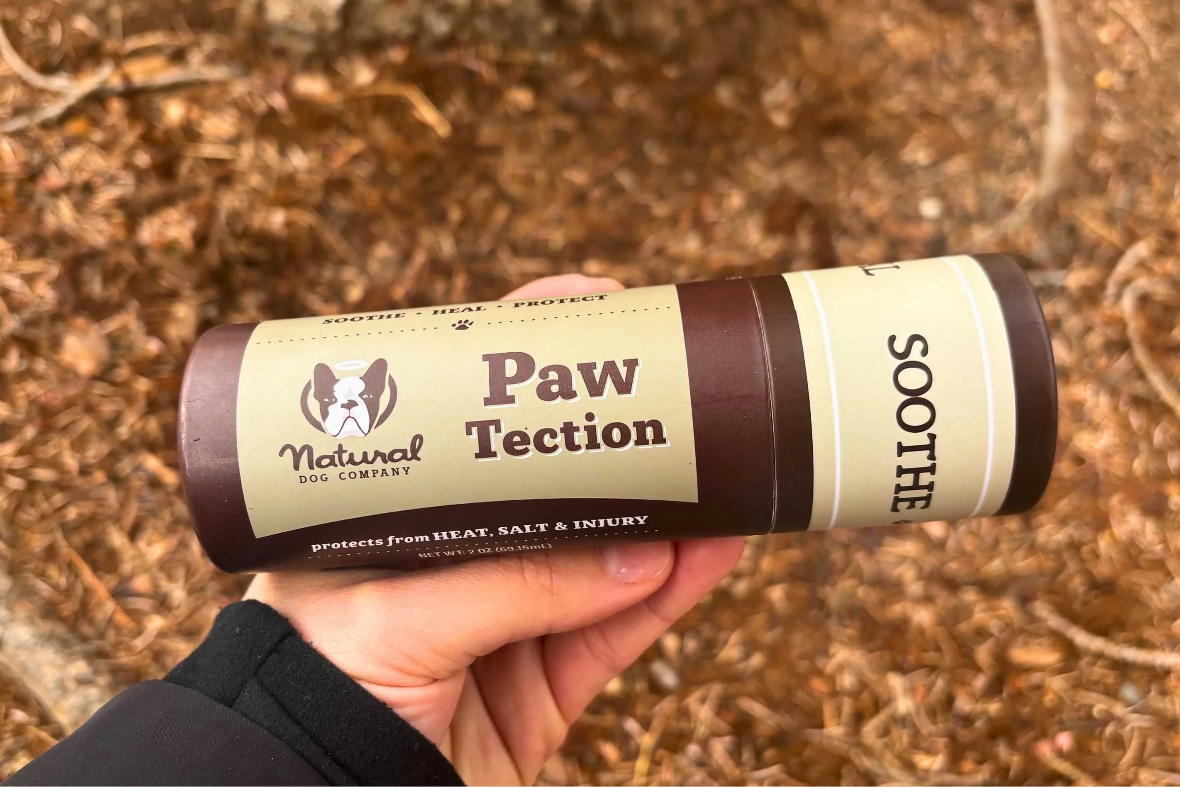   Tube of Natural Dog Company PawTection  