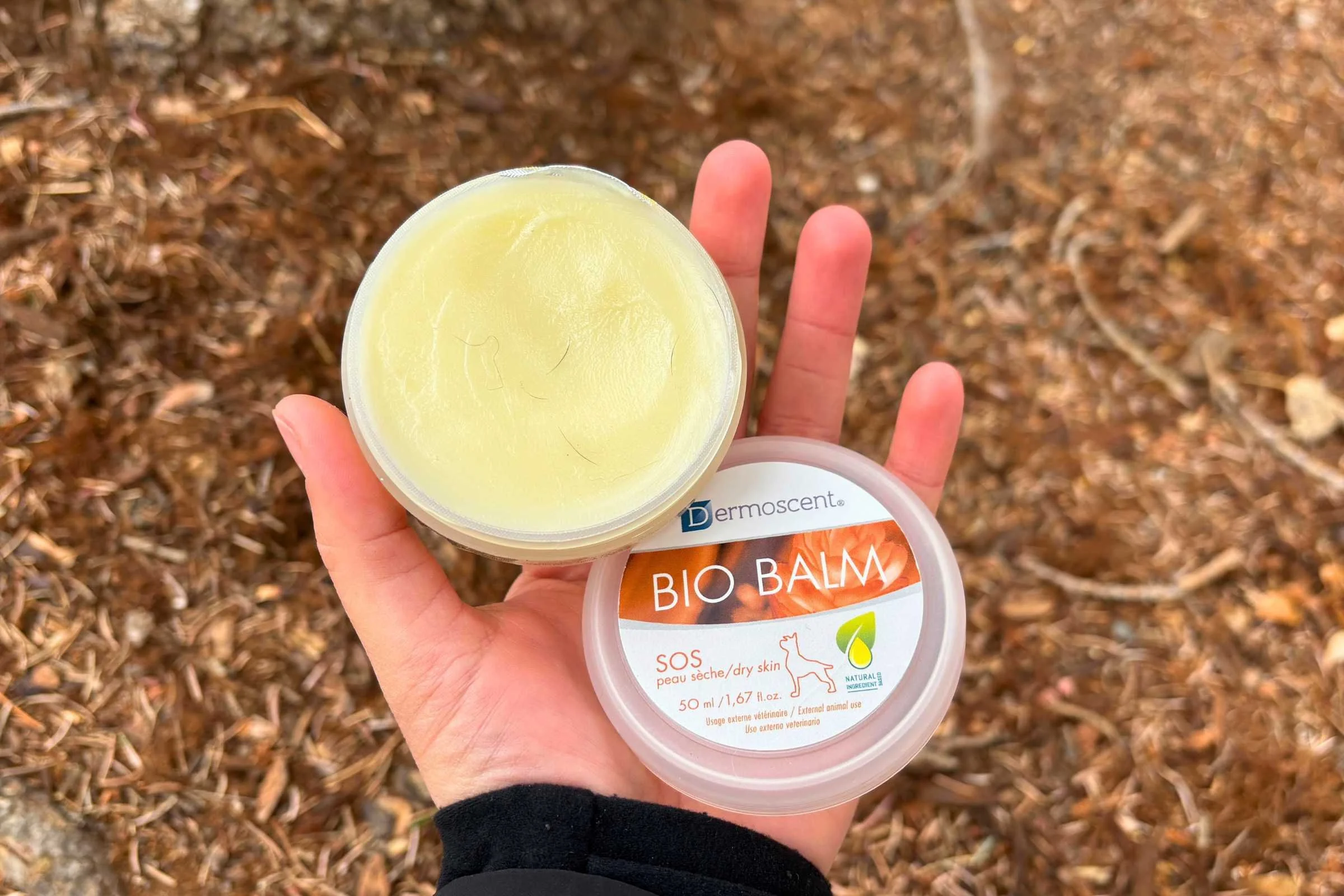   Getting dog hair in your paw balm container is inevitable.  