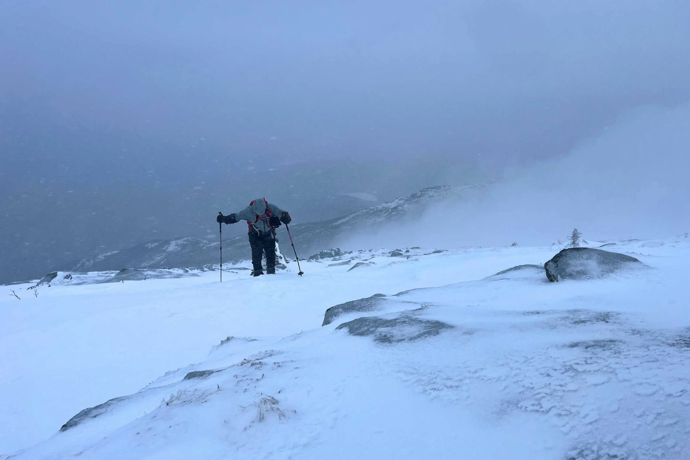   Testing the Rocky Mountain High Gaiters in the Adirondacks.   Photo by Scott Benerofe.  
