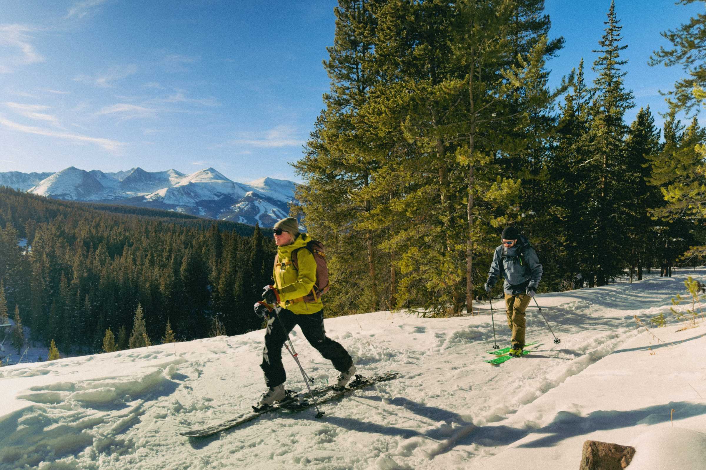   We tested the men’s and women’s Cloudchaser kits on ski tours in Colorado.   Photo credit: Jacob Callaghan  