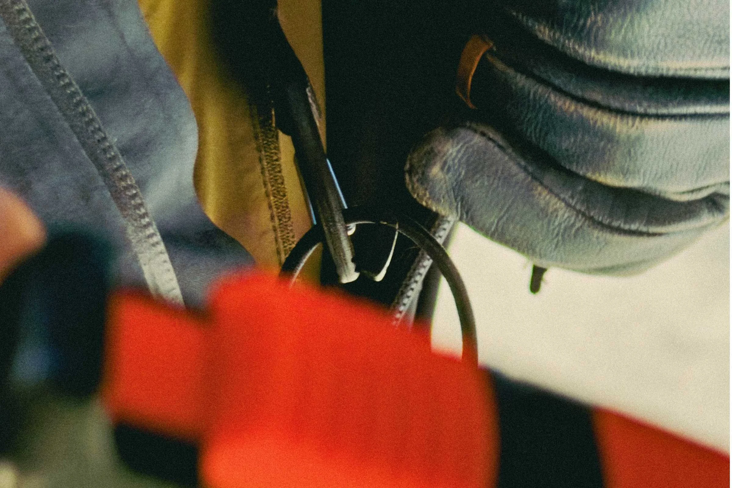   A beacon clip inside a pocket is an essential safety feature for folks who prefer not to use a harness with their avalanche transceiver.   Photo credit: Jacob Callaghan  