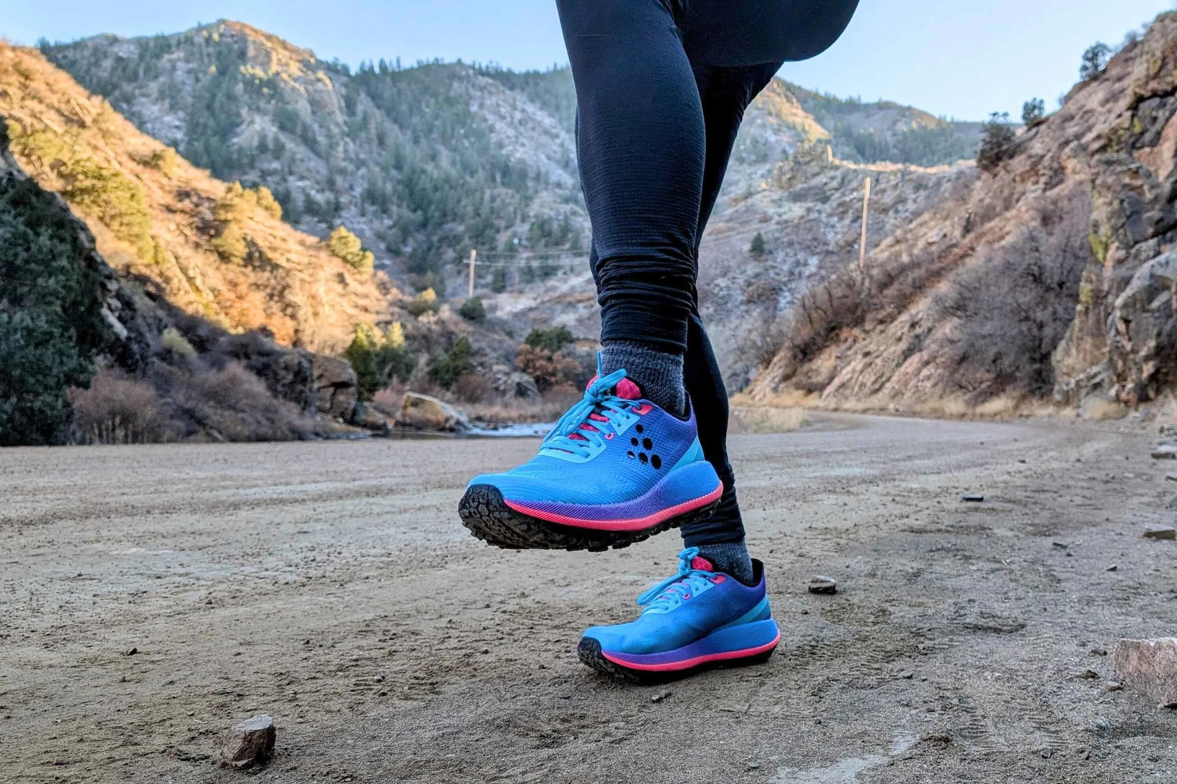   The Craft Xplor 2 on a gravel run in a Colorado canyon.  