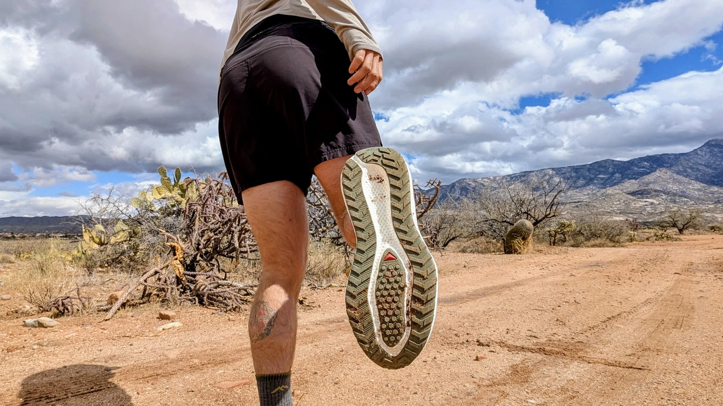   The Aero Glide GRVL has a lightweight outsole that grips smooth dirt and gravel.  