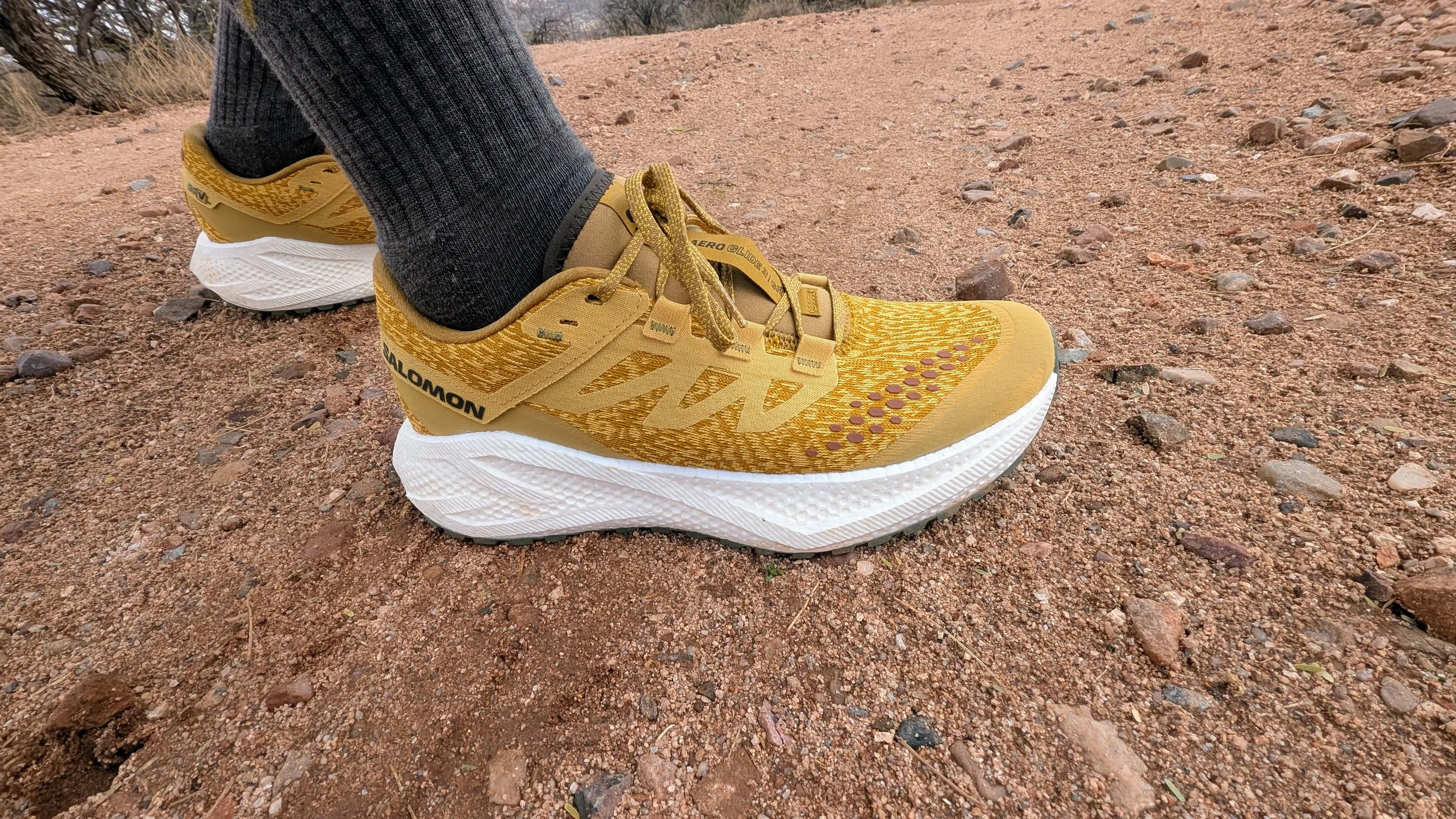   The Aero Glide GRVL isn’t the widest shoe, but it’s still very comfortable.  