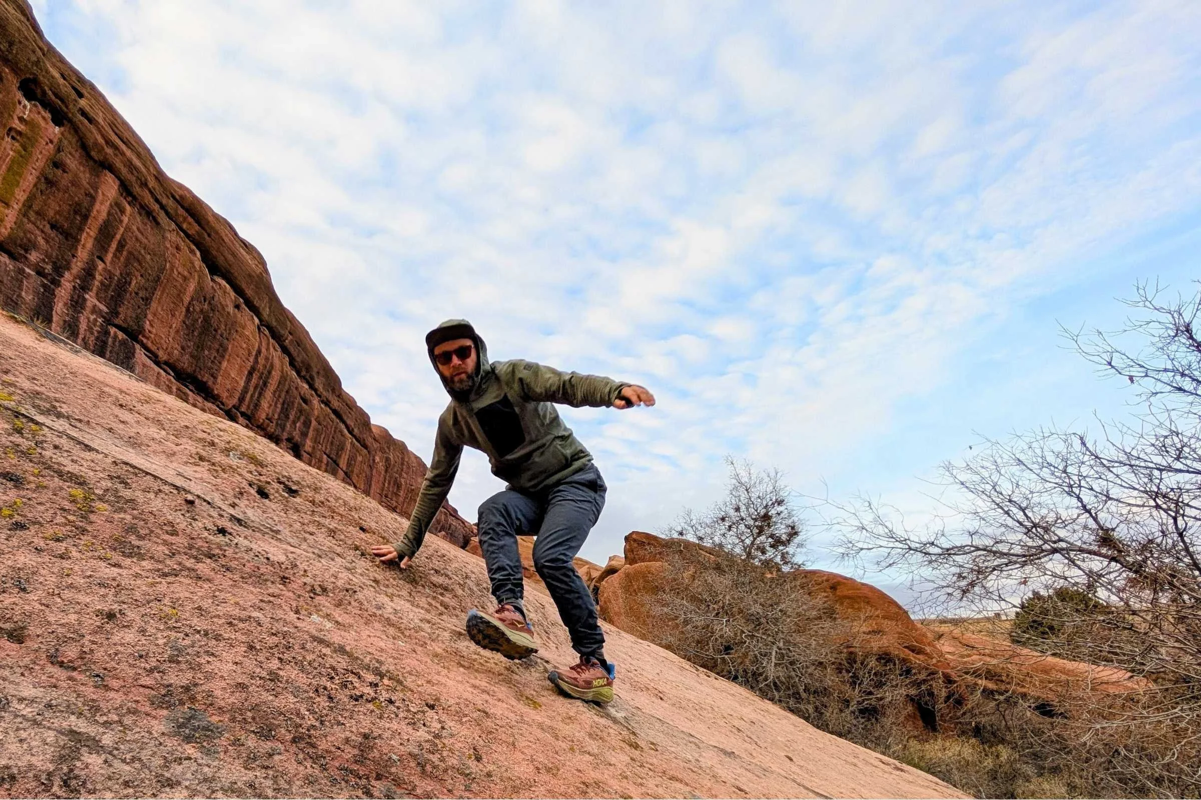   The HOKA Challenger 8 is capable of most terrain, including off-camber slick rock.  