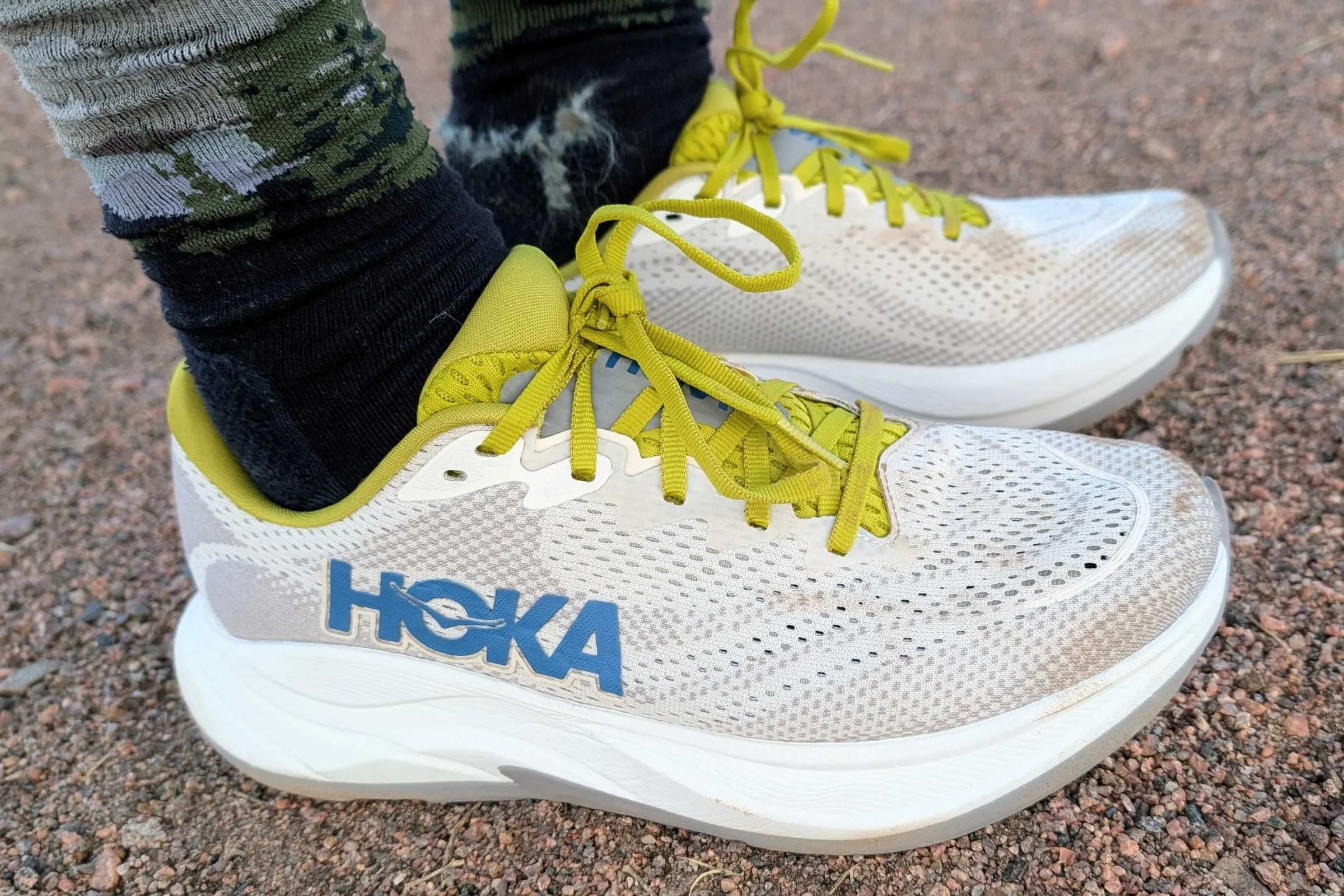   The HOKA Rincon 4 is the most affordable shoe we tested, but it’s not the best for gravel.  