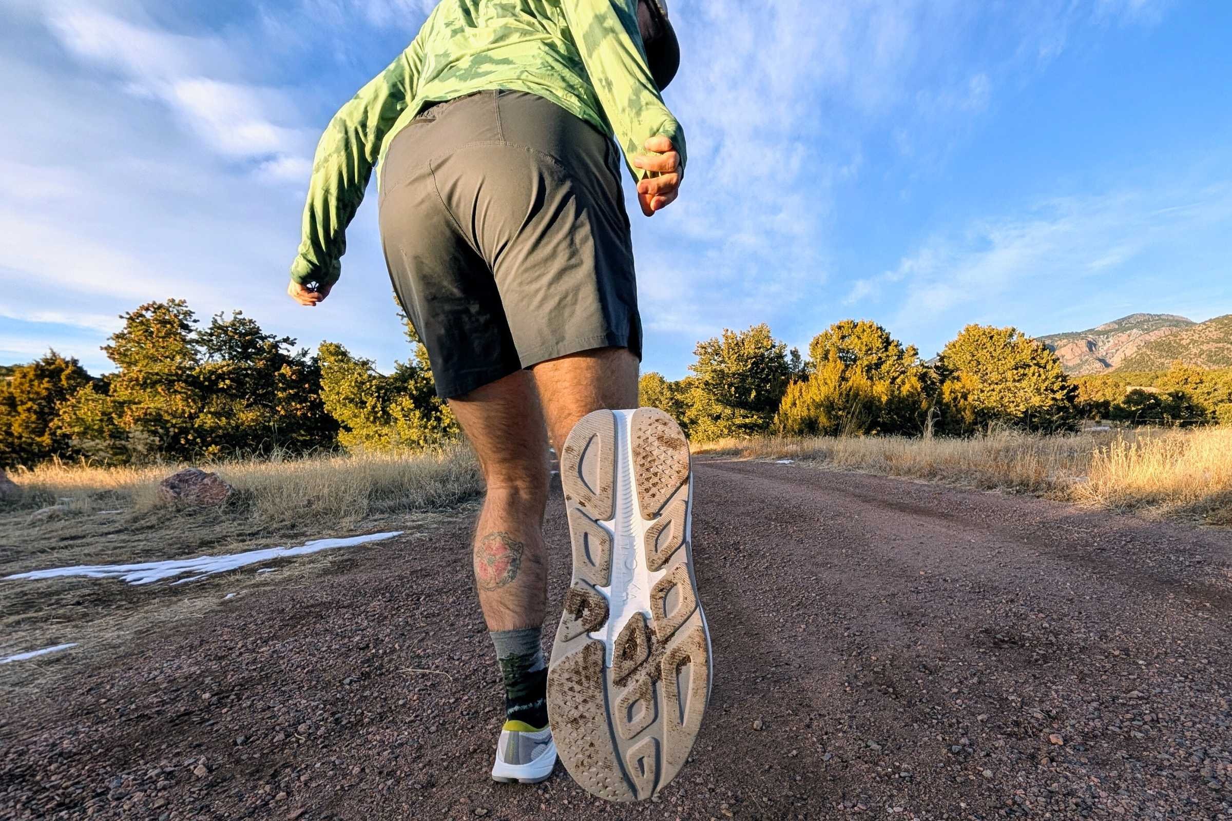   The HOKA Rincon 4 doesn’t have much tread on the outsole.  
