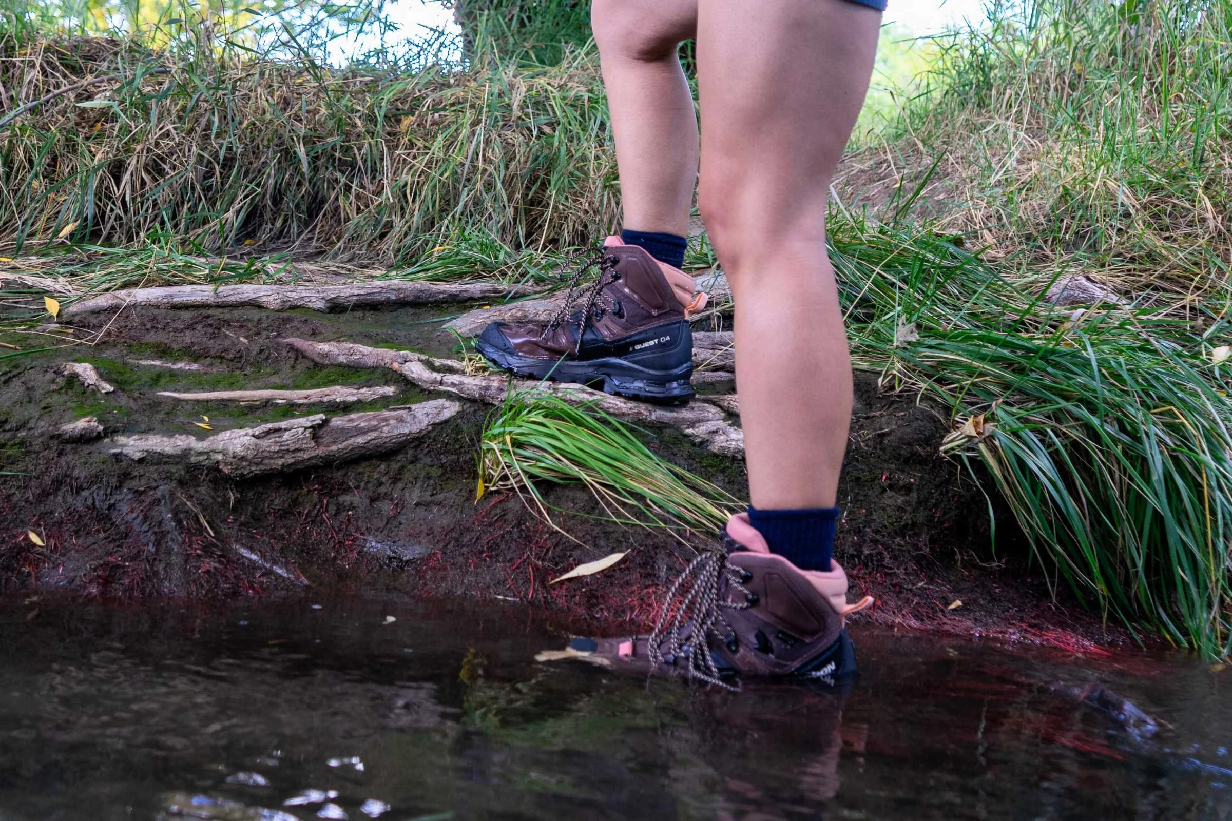   Hiking in the Salomon Quest 4 GTX boots  