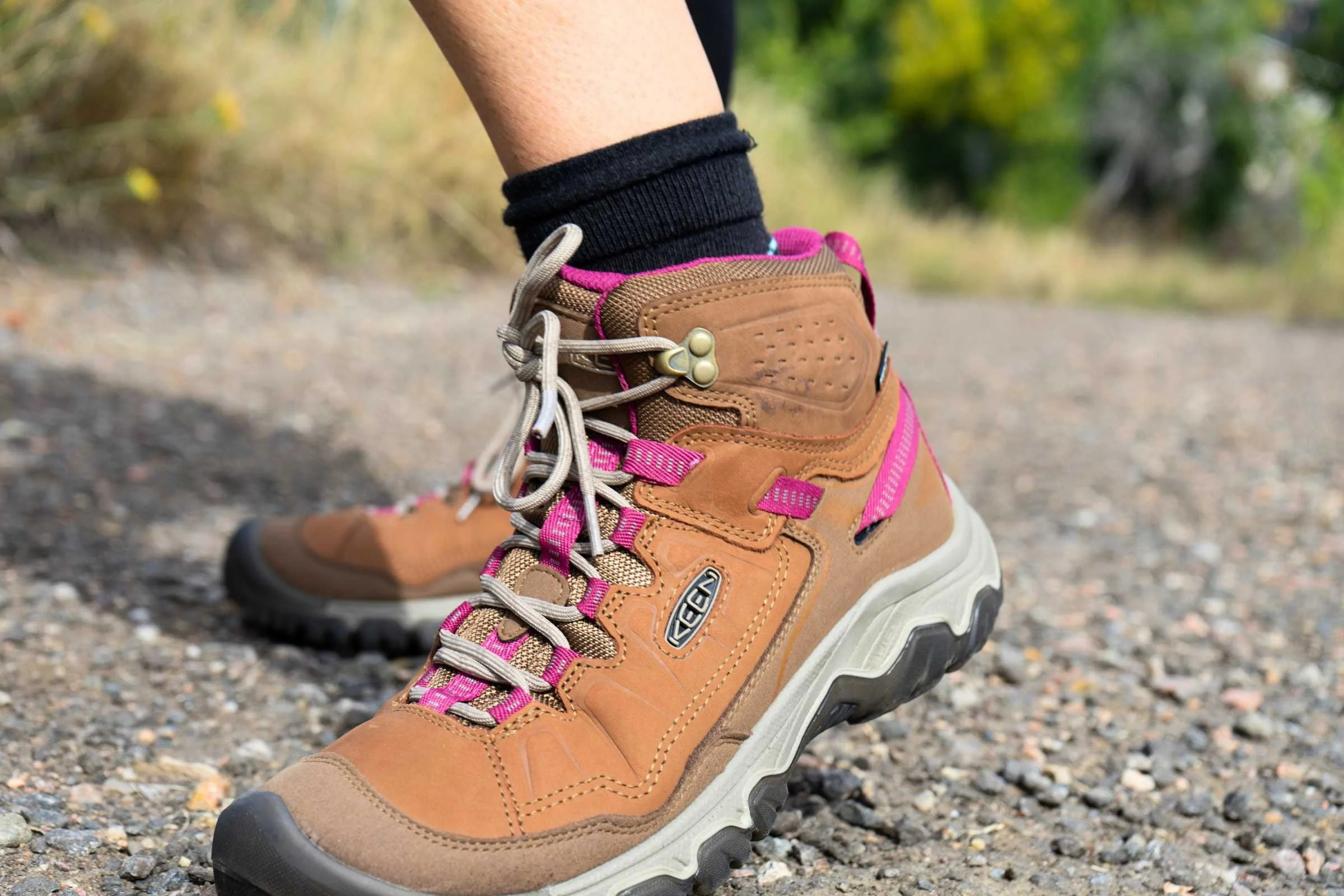   Side view of the Keen Targhee IV Mid WP boots  
