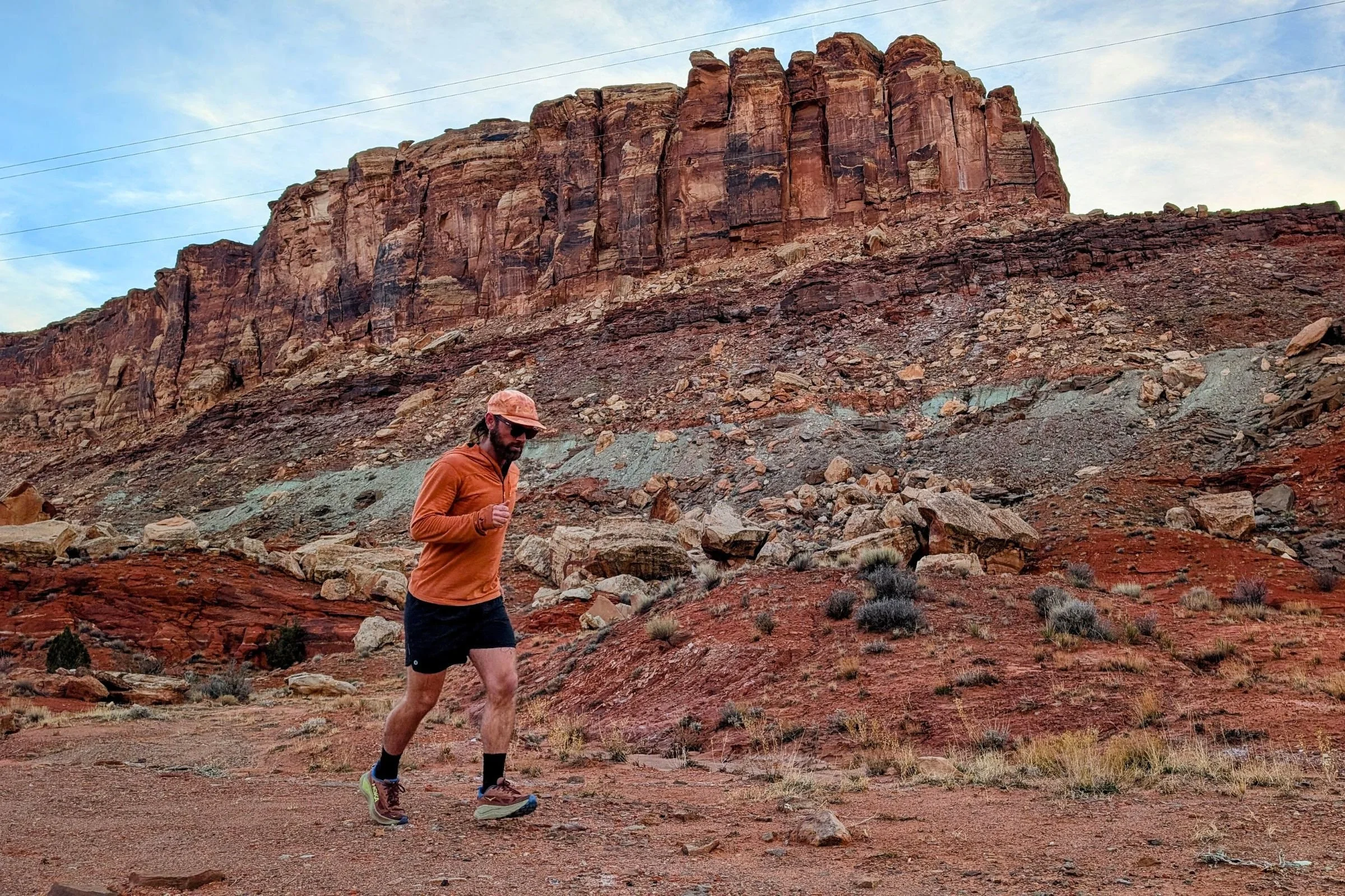   Testing the Challenger 8 on dirt roads in Moab.  