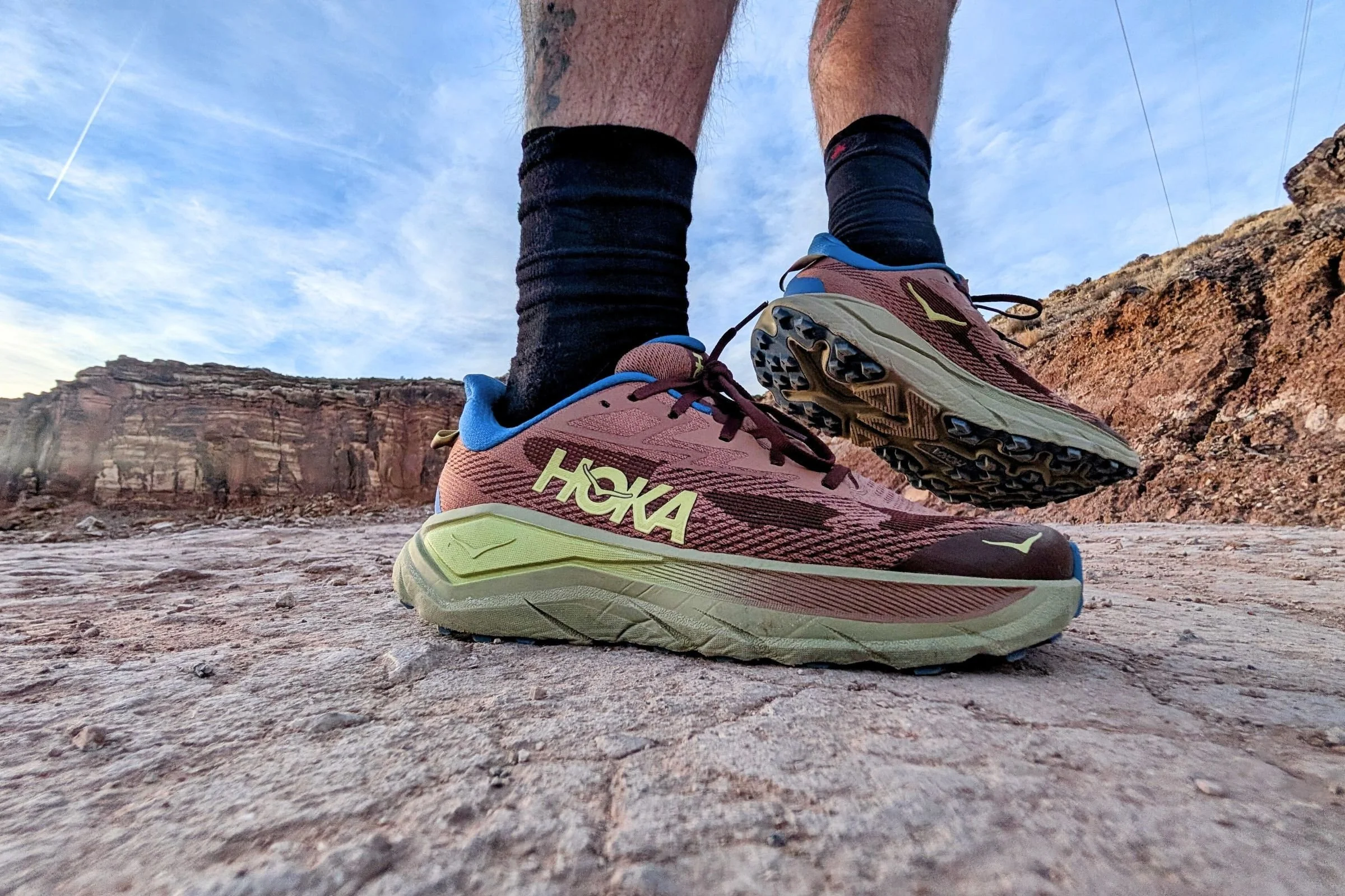   It has a stable upper that supports your foot on uneven terrain.  