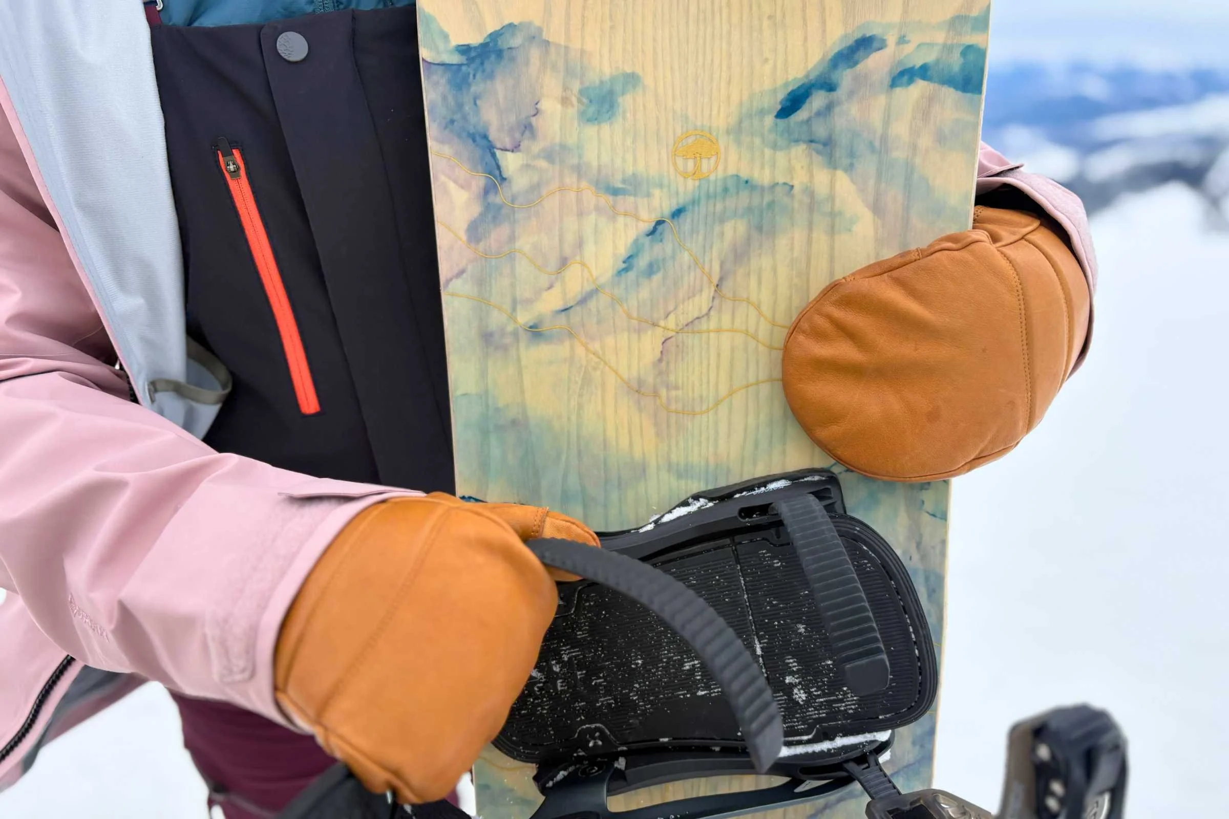   Mattie Schuler testing the Overall Winner in Jackson Hole.   Photo courtesy Paz Mendelevitch.  