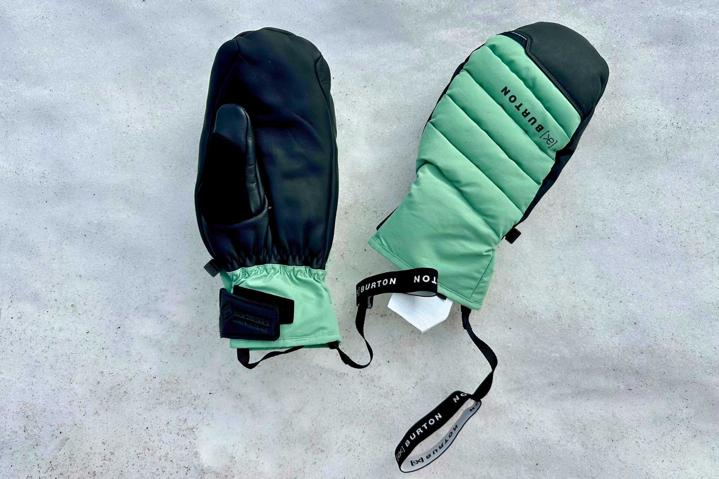   Burton AK Windstopped Oven Mittens are insulated to keep you warm when it is extra cold.   Photo courtesy Sara Kruglinski.  