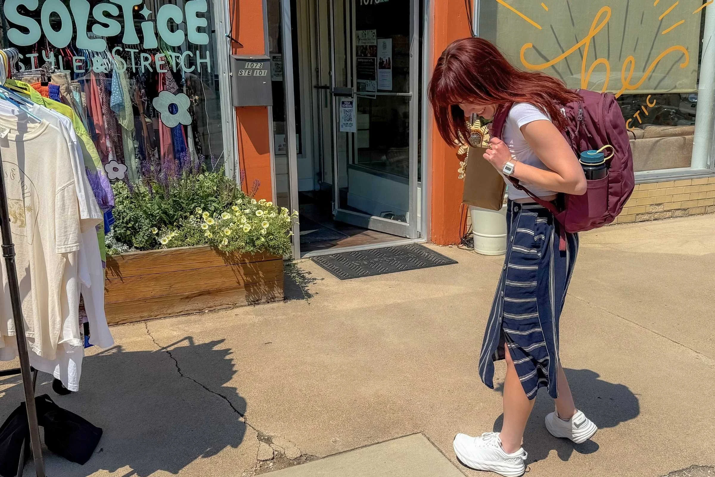   While the HOKA Bondi SRs work well for active walking and working on your feet all day, they can also be dressed up for casual wear.  