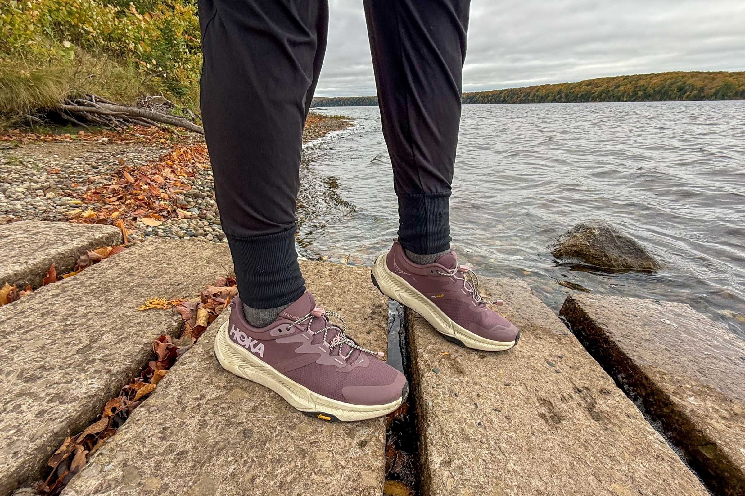   The HOKA Transport 2 shoes are great for mixed-terrain walks and hikes.  