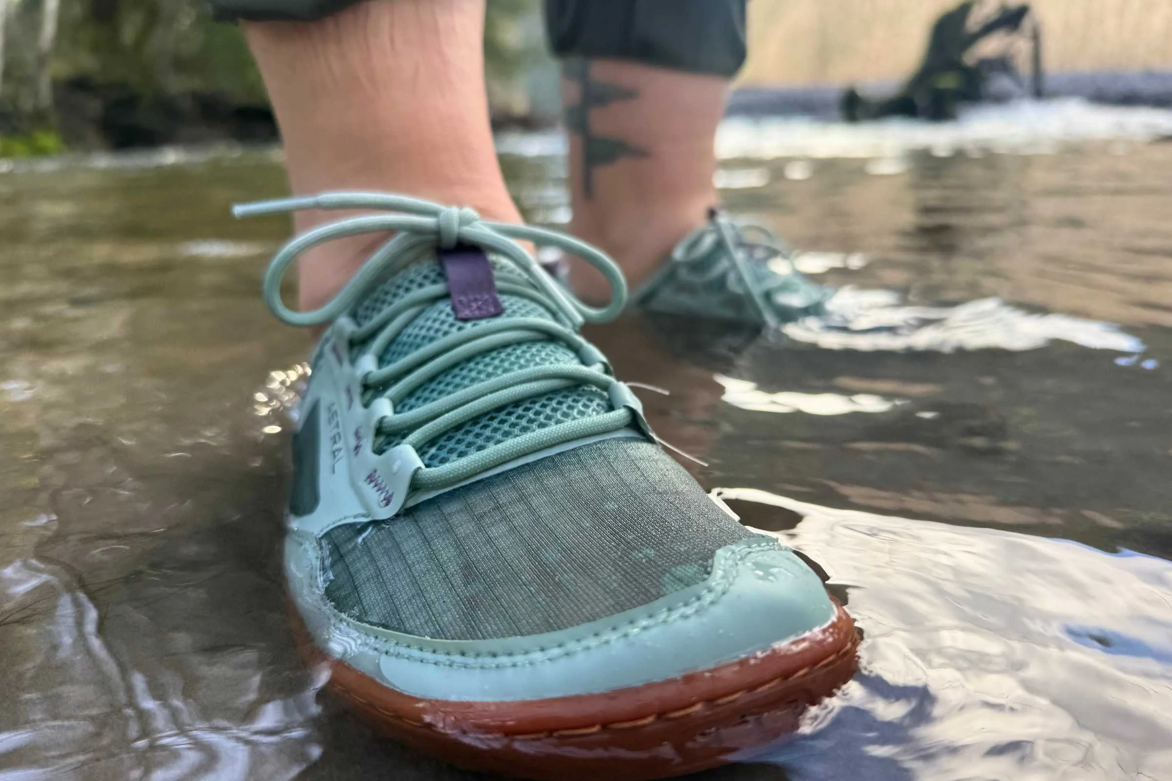 Keeping My Balance in the Astral Loyak AC Water Shoes on Slick Terrain