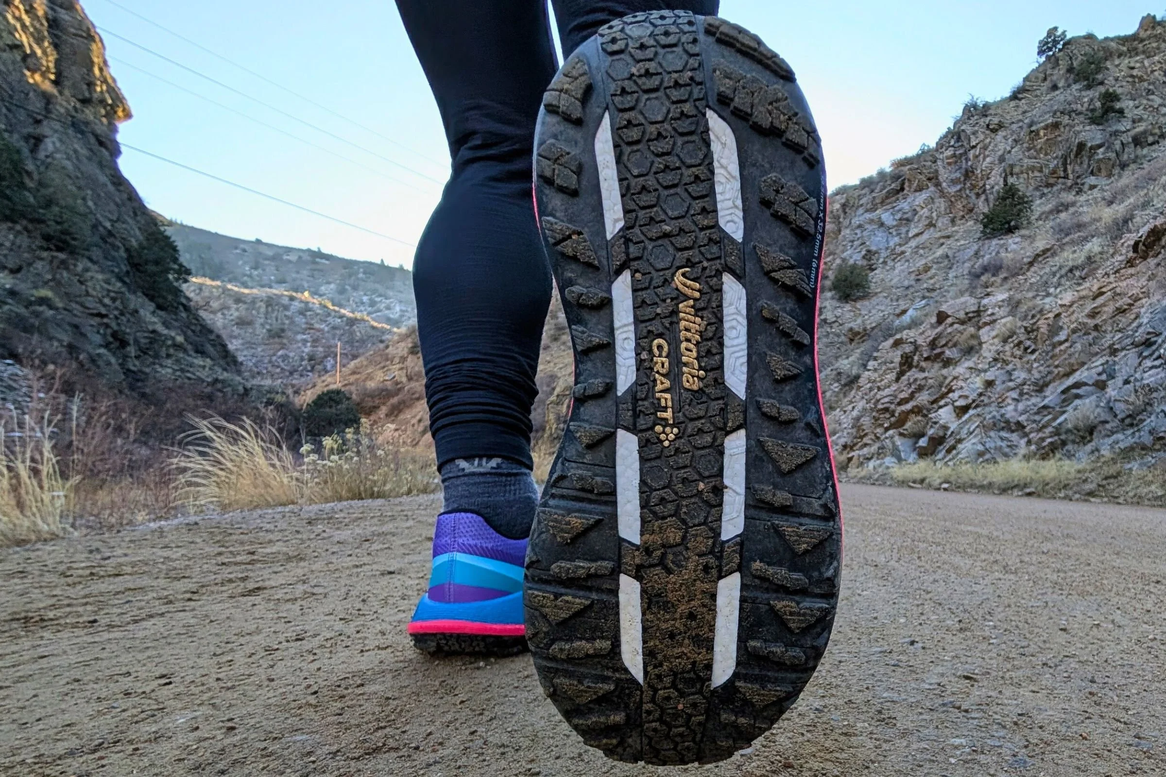   The Craft Xplor 2 has a grippy outsole that’s light and durable.  