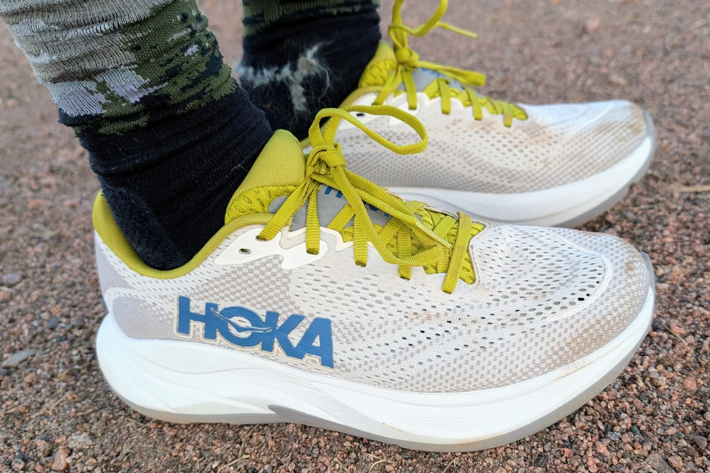   The HOKA Rincon 4 is the most affordable shoe we tested, but it’s not the best for gravel.  