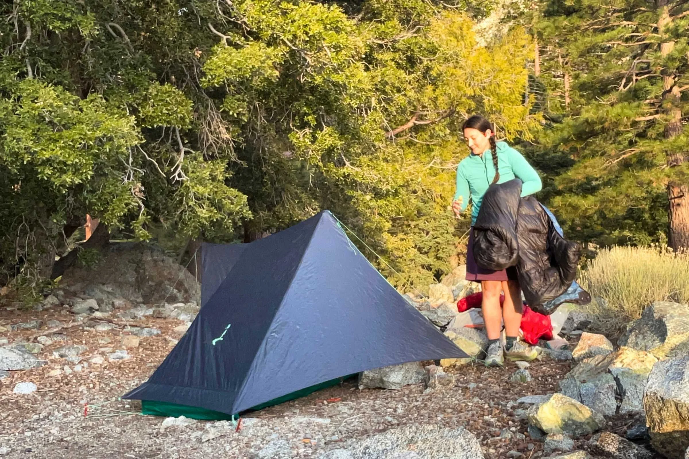   I backpacked with the Big Agnes String Ridge VST tent in San Gabriel National Monument.  