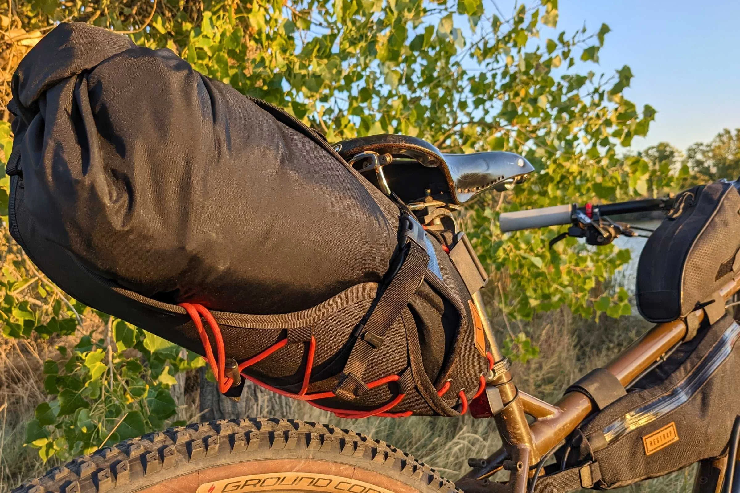   The Restrap Saddle bag is the best bike seat bag we tested.  