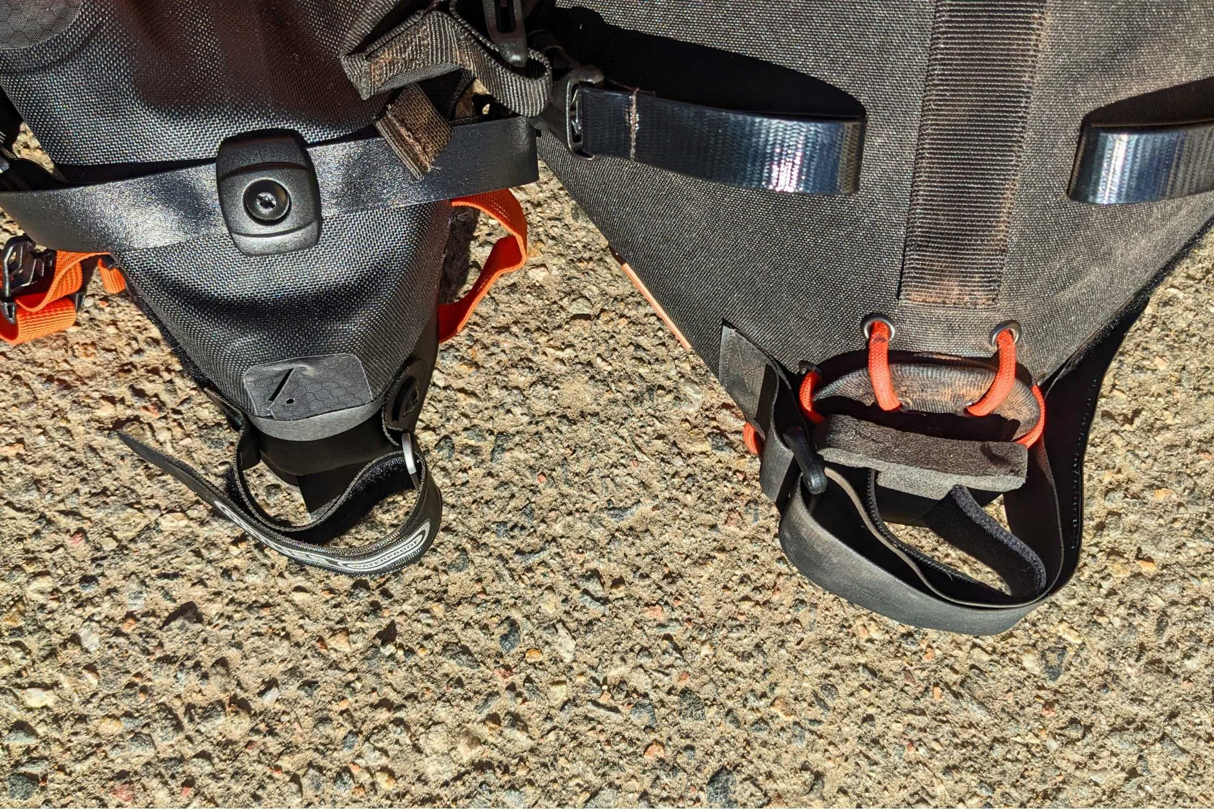   The Restrap Saddle Bag has two straps that wrap around the seat post, where every other saddle bag has one.  