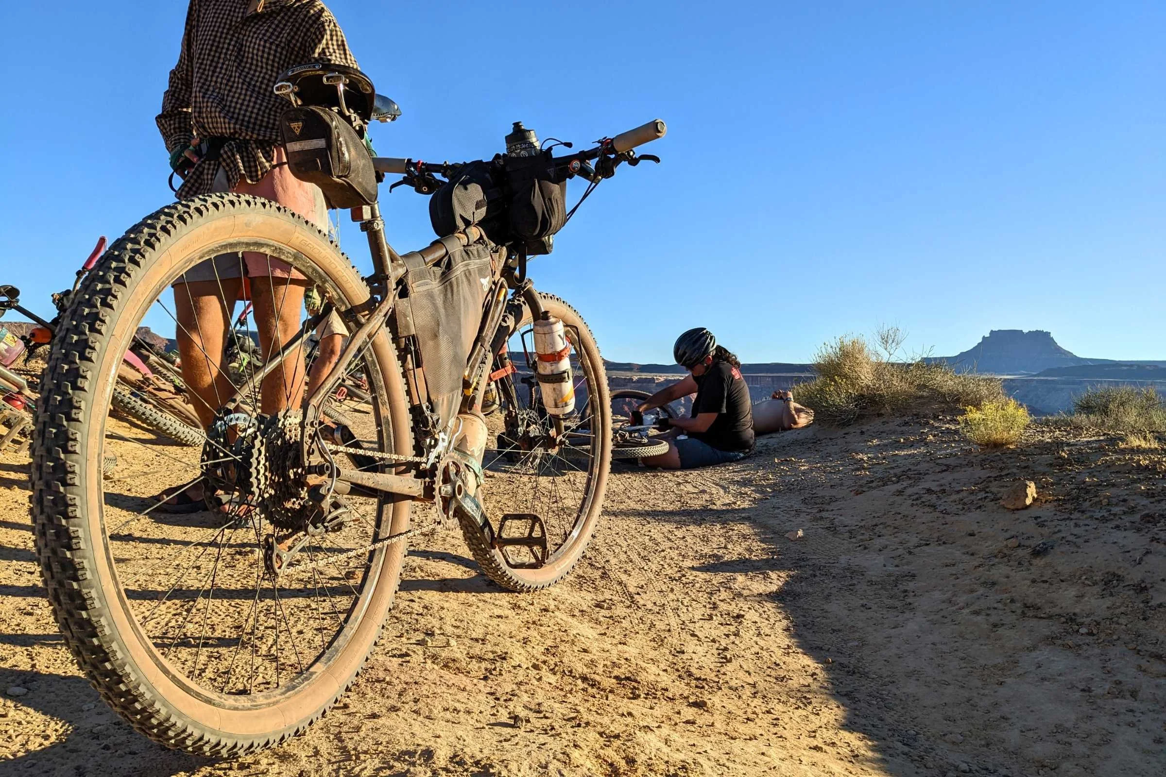   Testing the Topeak Aero Wedge Pack DX bike bag on long rides in the desert southwest.  