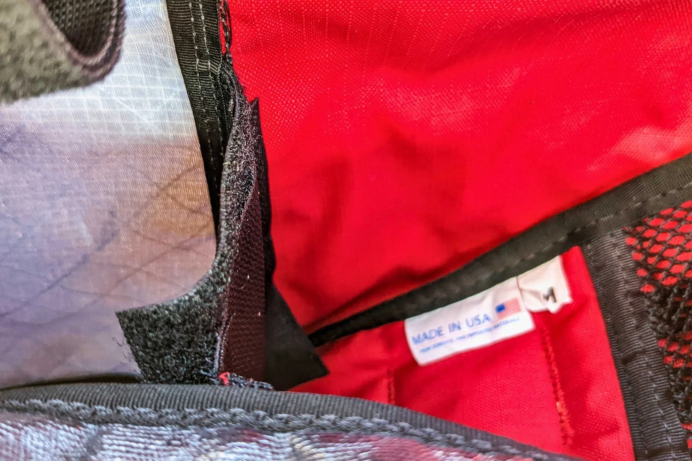   The Interior Divide on the Revelate bike bag that prevents the bag from bulging when fully stuffed.  