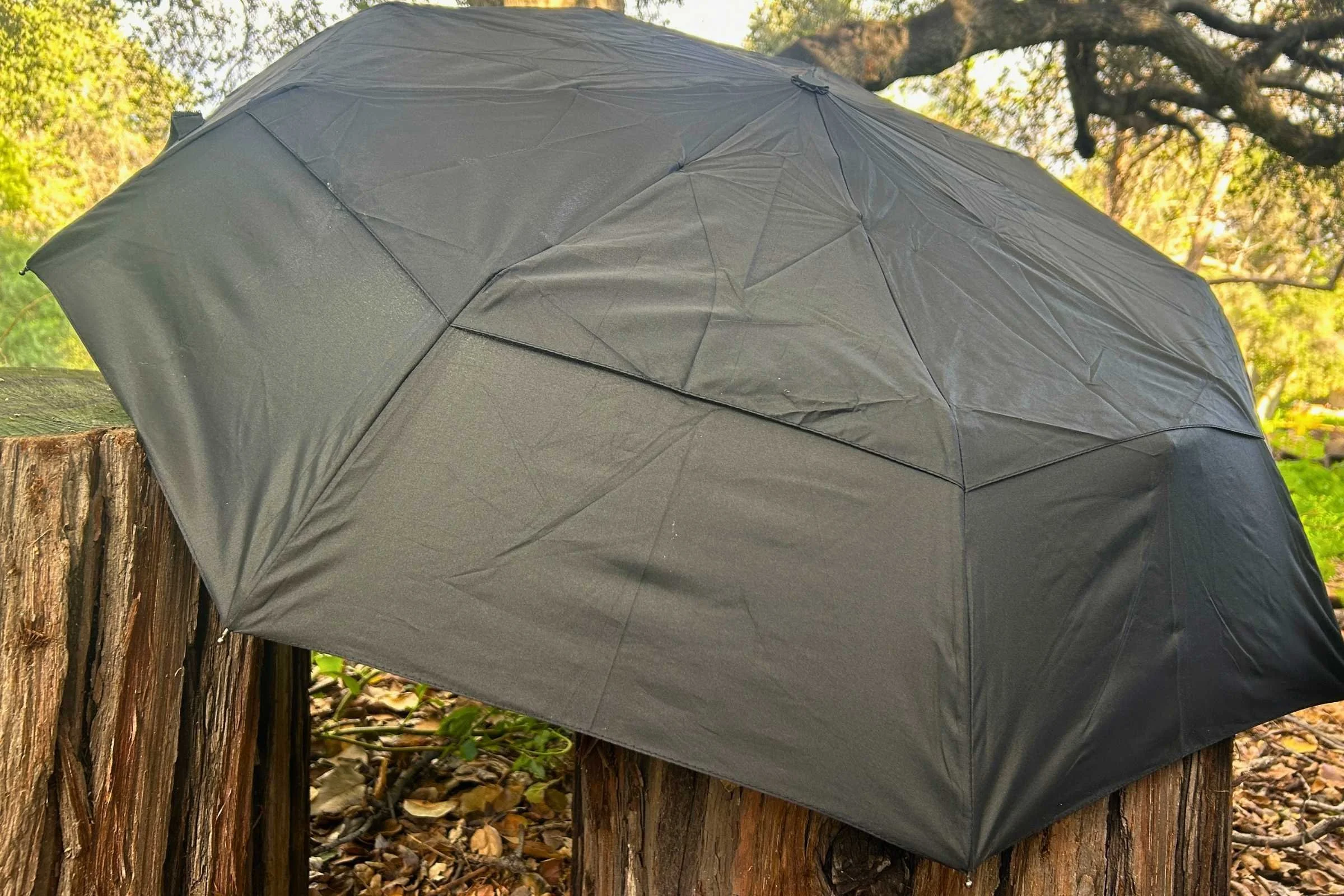   Side view of the Repel Windproof umbrella  