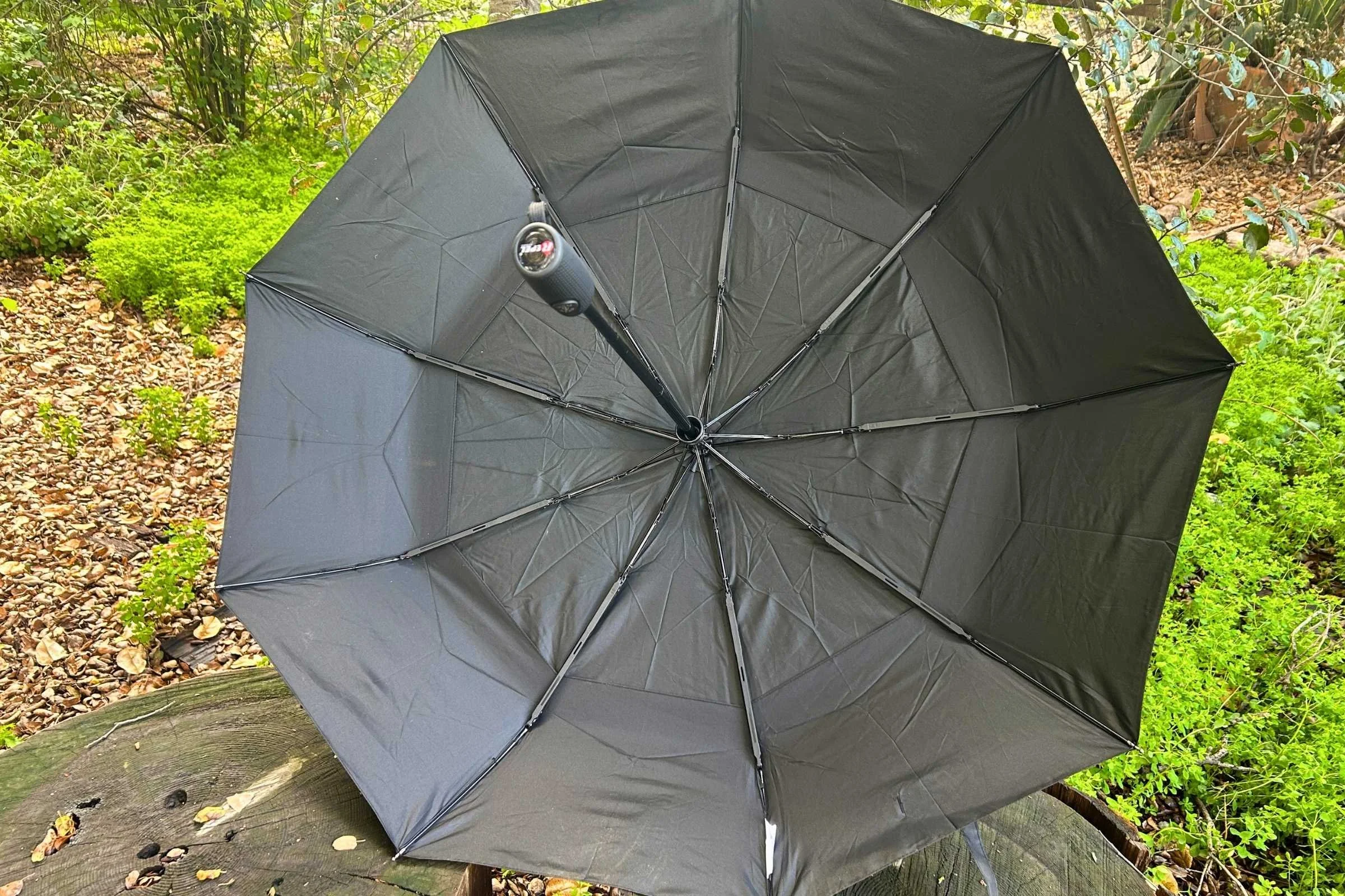   Underside of the Repel Windproof umbrella  