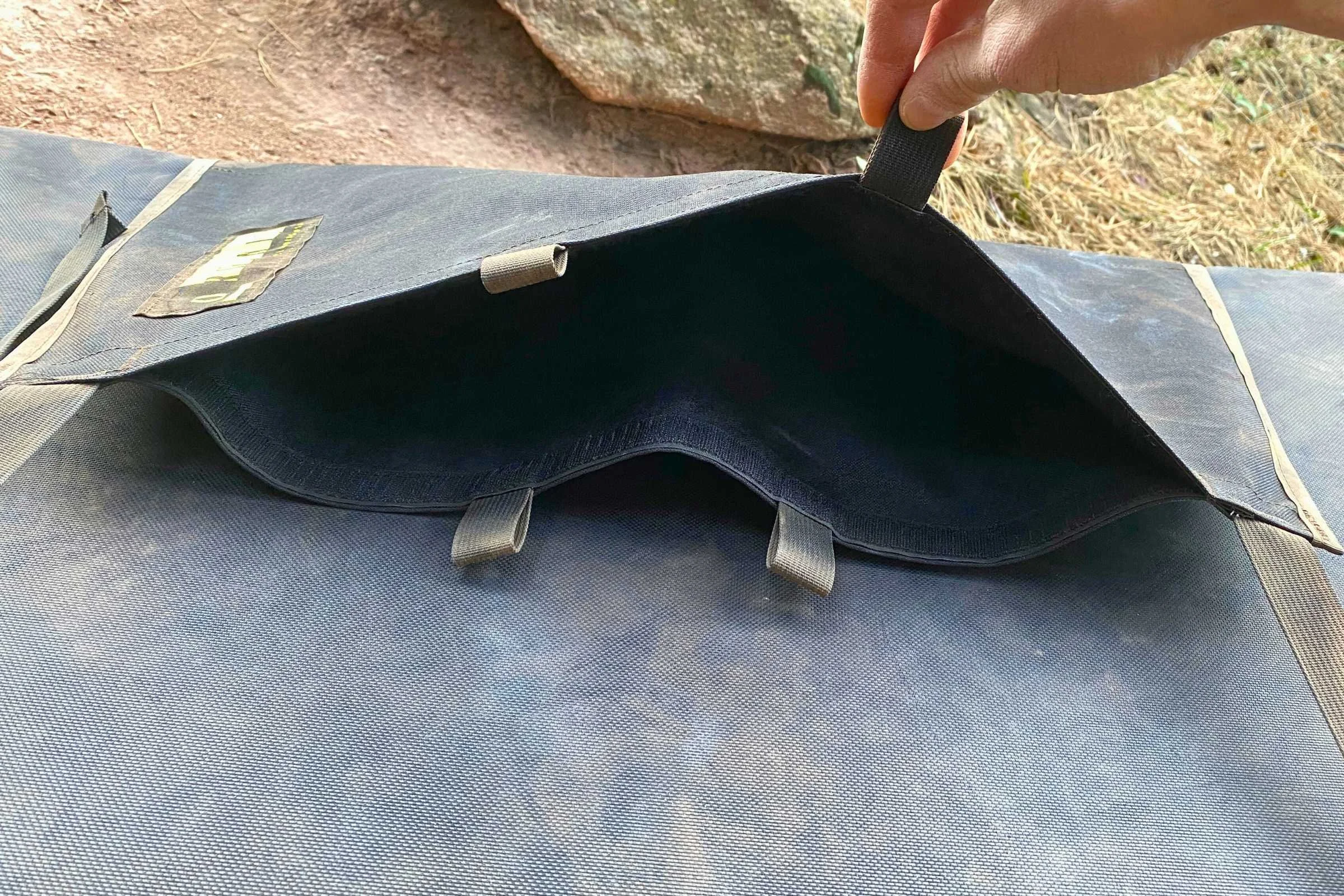   The Full Pad’s flap has a large Velcro pocket where you can store some gear.  