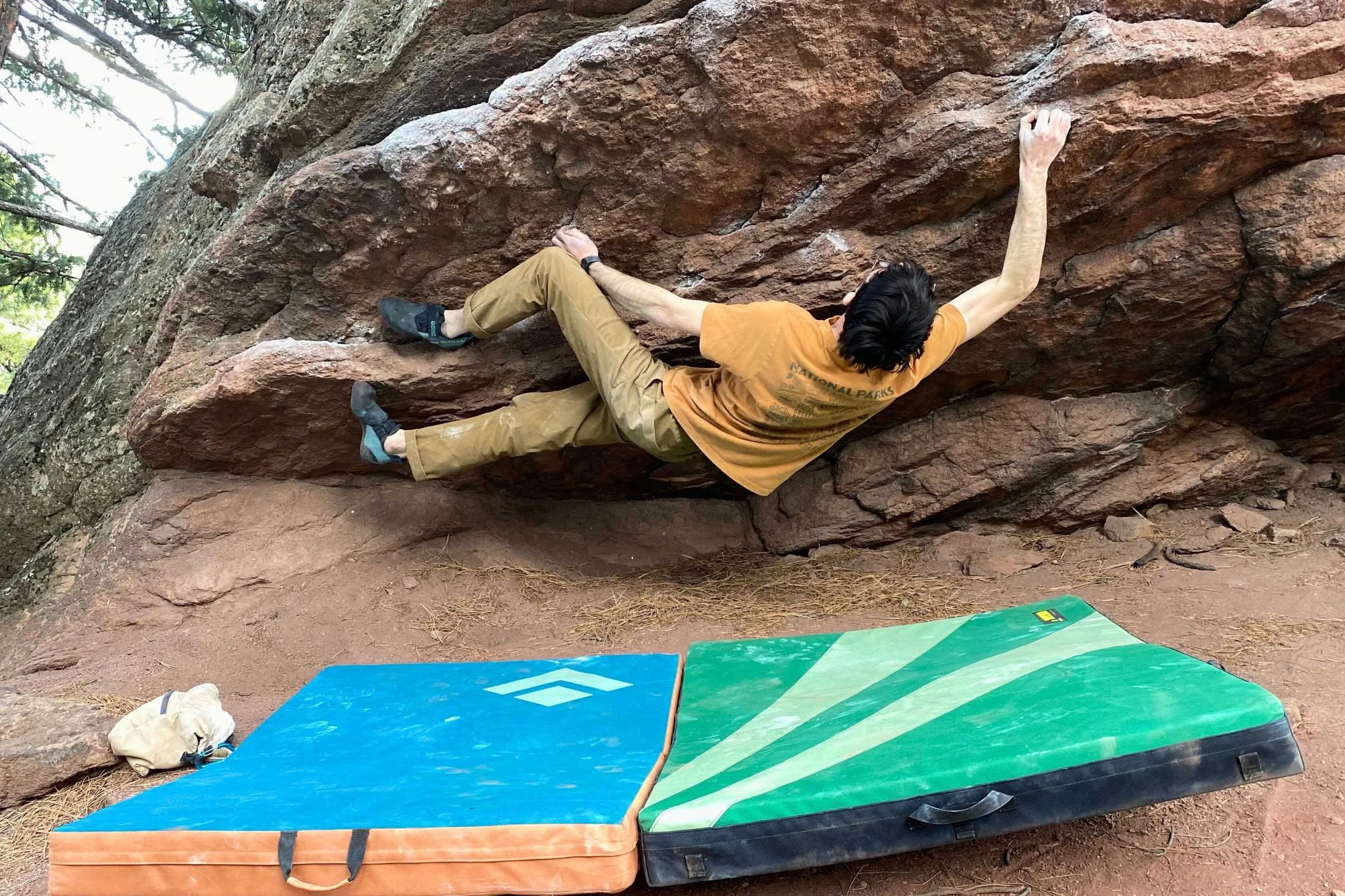   Both Organic pads provide a decent amount of coverage, but you’ll probably want more for a lot of climbs.  