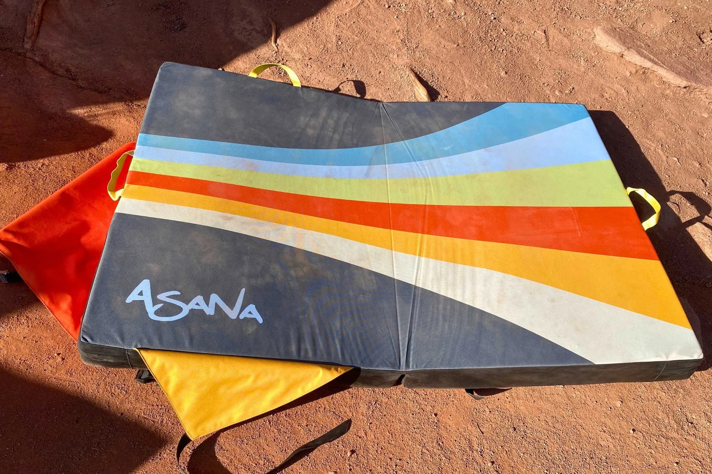   The Asana Superhero is an oversized pad that’s easy to carry.  