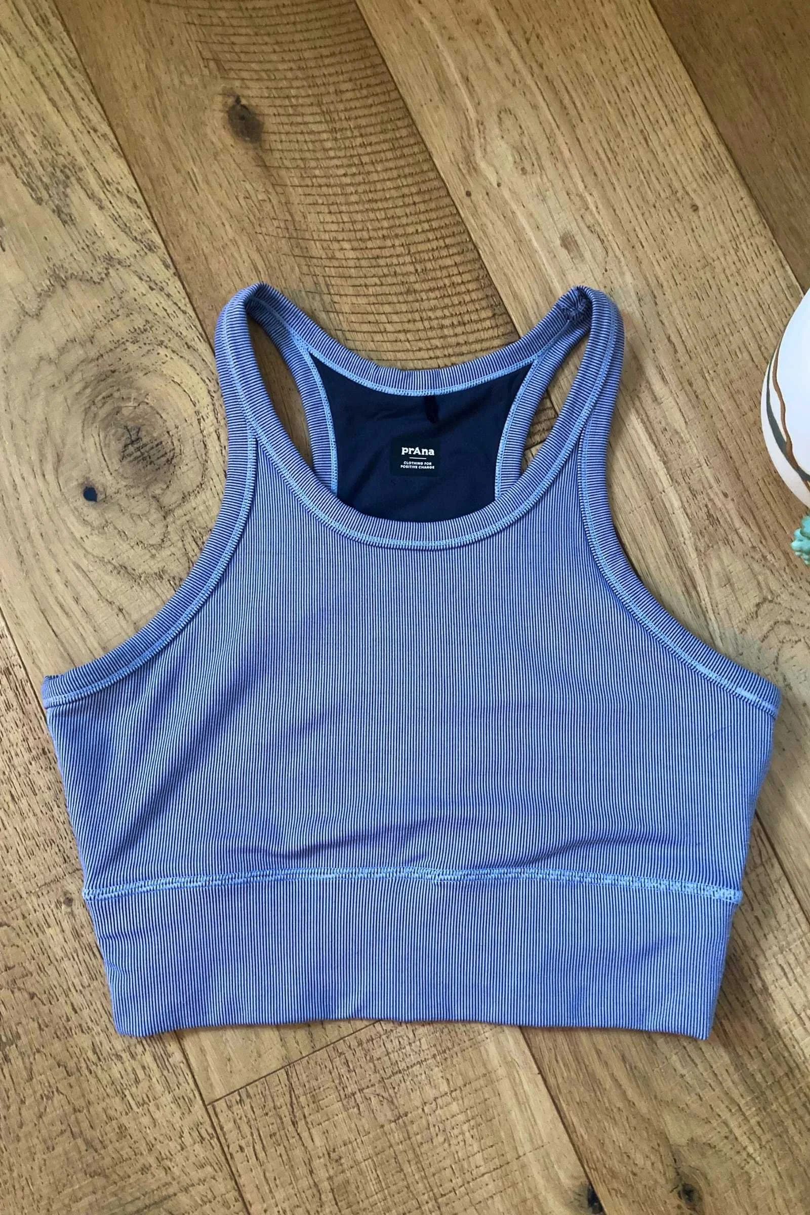   The prAna Becksa longline is the best cropped design sports bra that we tested due to its superior support of cup sizes A to D.   