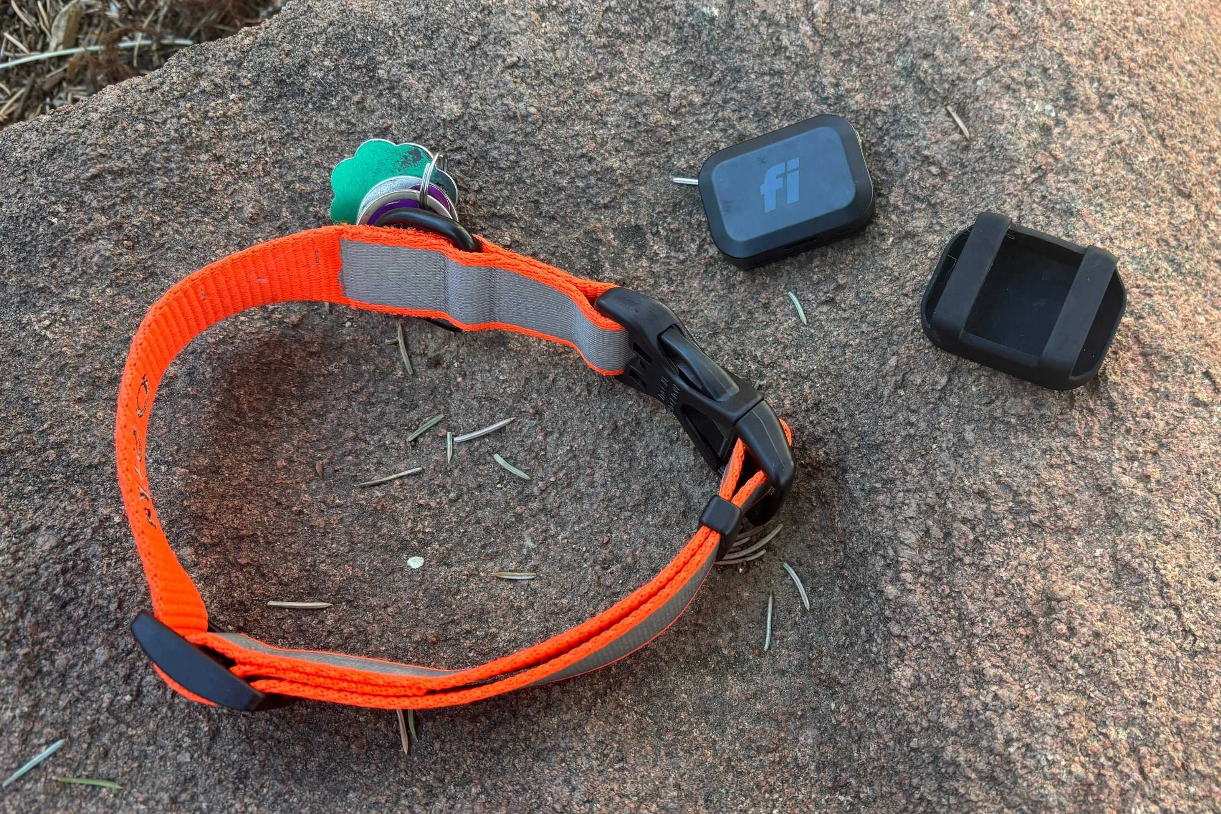   The Fi mini comes with two rubber attachment options for keeping it on your dog’s collar. The case style is more secure.&nbsp;  