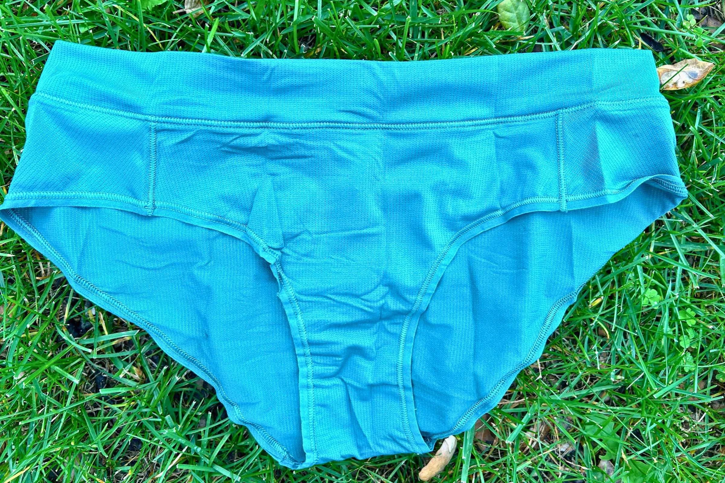   Front coverage on the REI Coop Active underwear.  