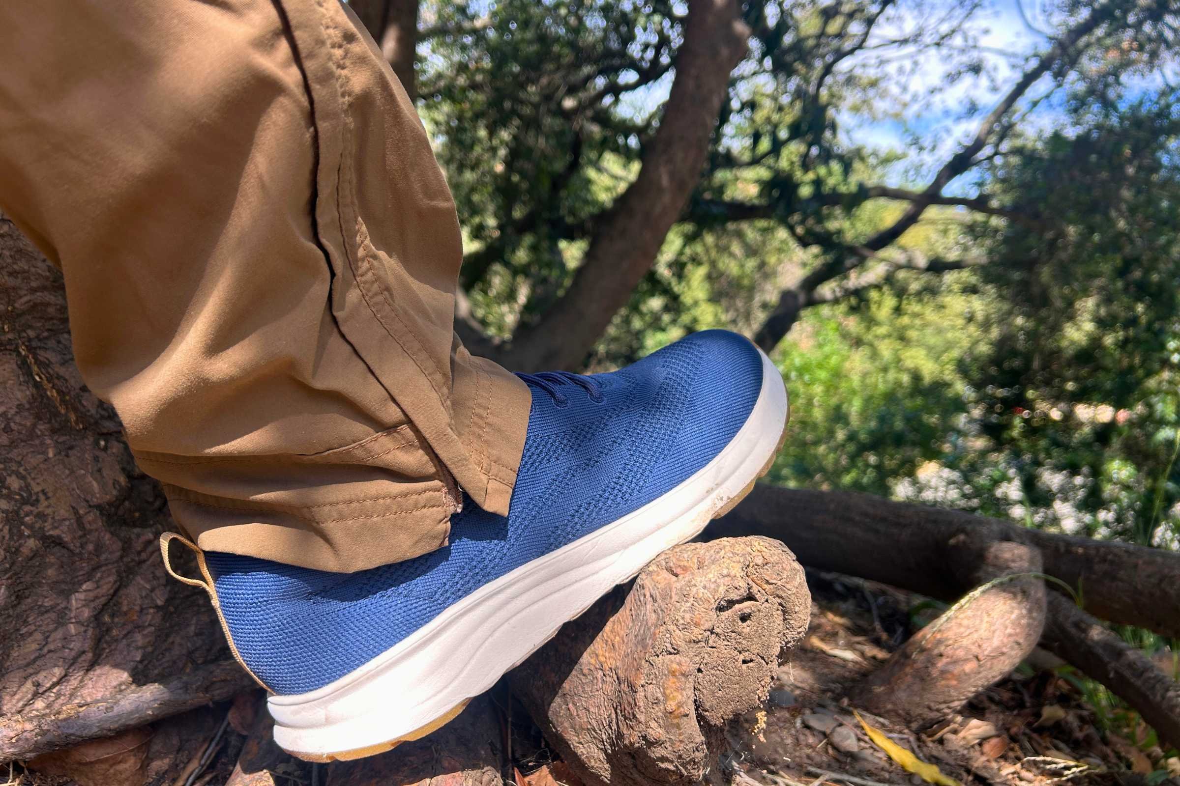   Walking a path in the Icebug Mosi RB9X walking shoes  