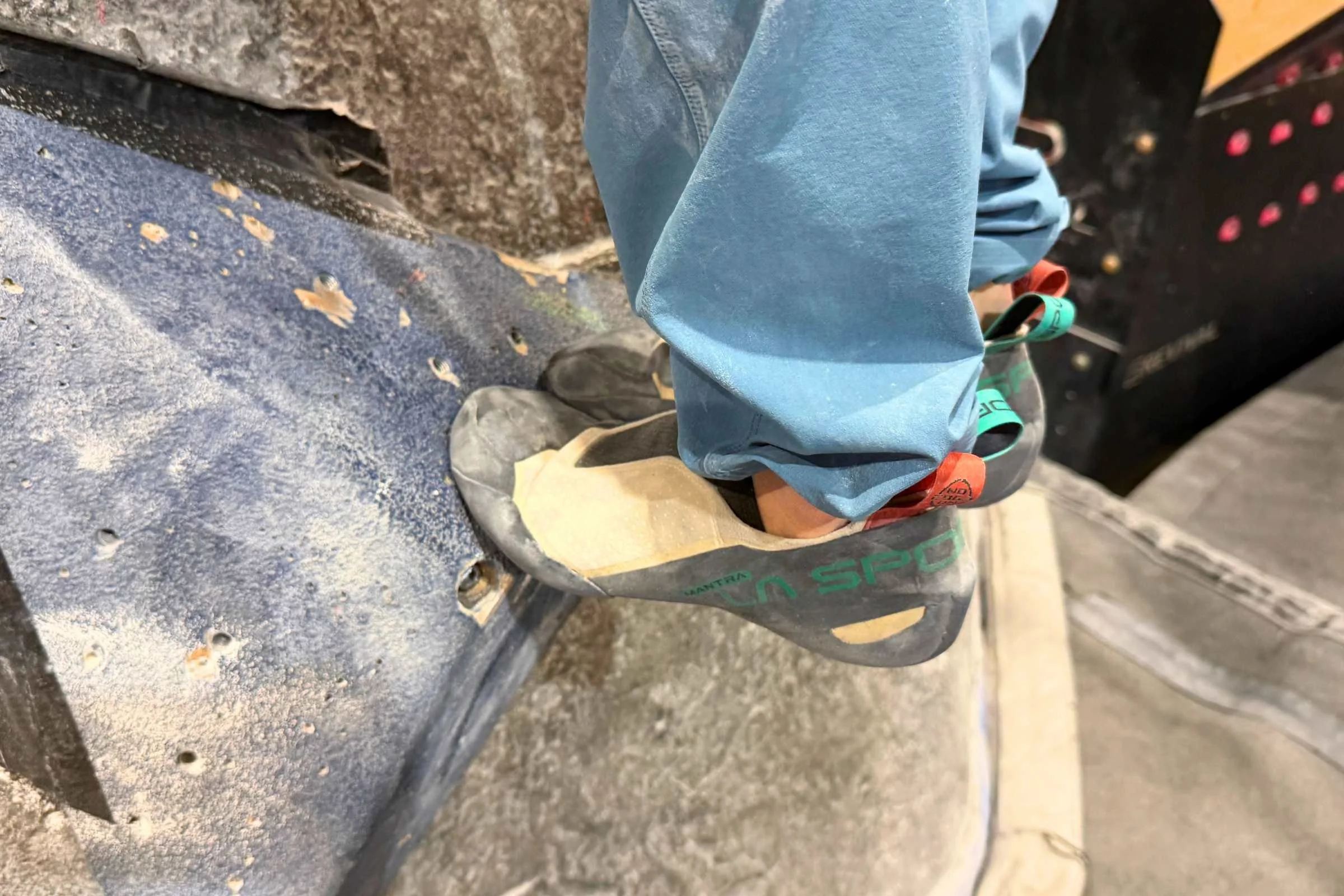   The ultra-soft Mantras mold into small footholds.  