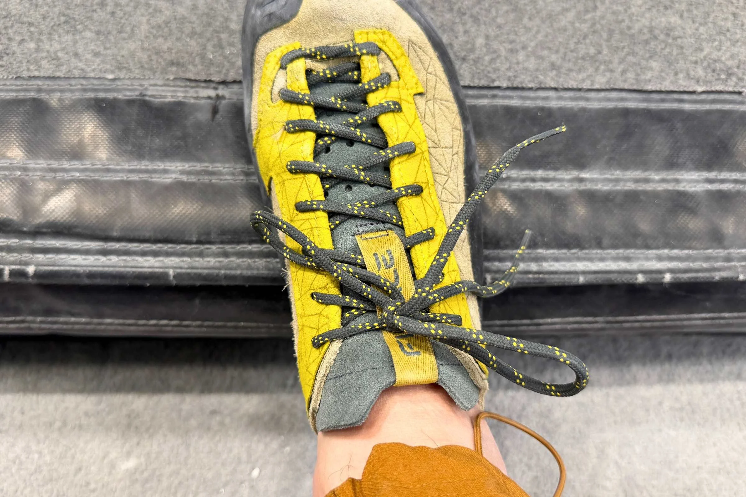   They have laces, but they’re comfortable enough to keep on all day long.  