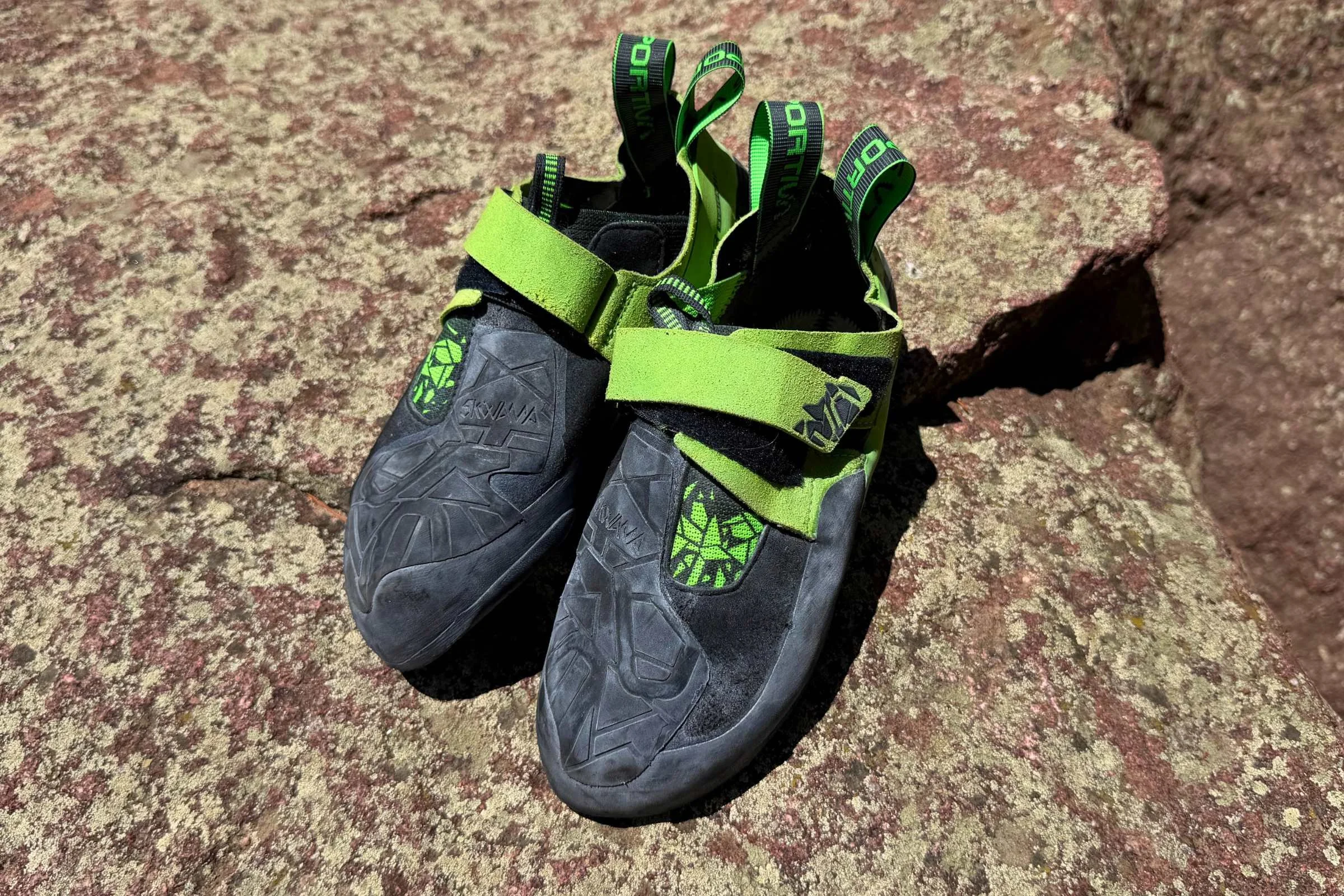   The Skwama Vegans are a comfortable, versatile, and vegan pair of climbing shoes.  