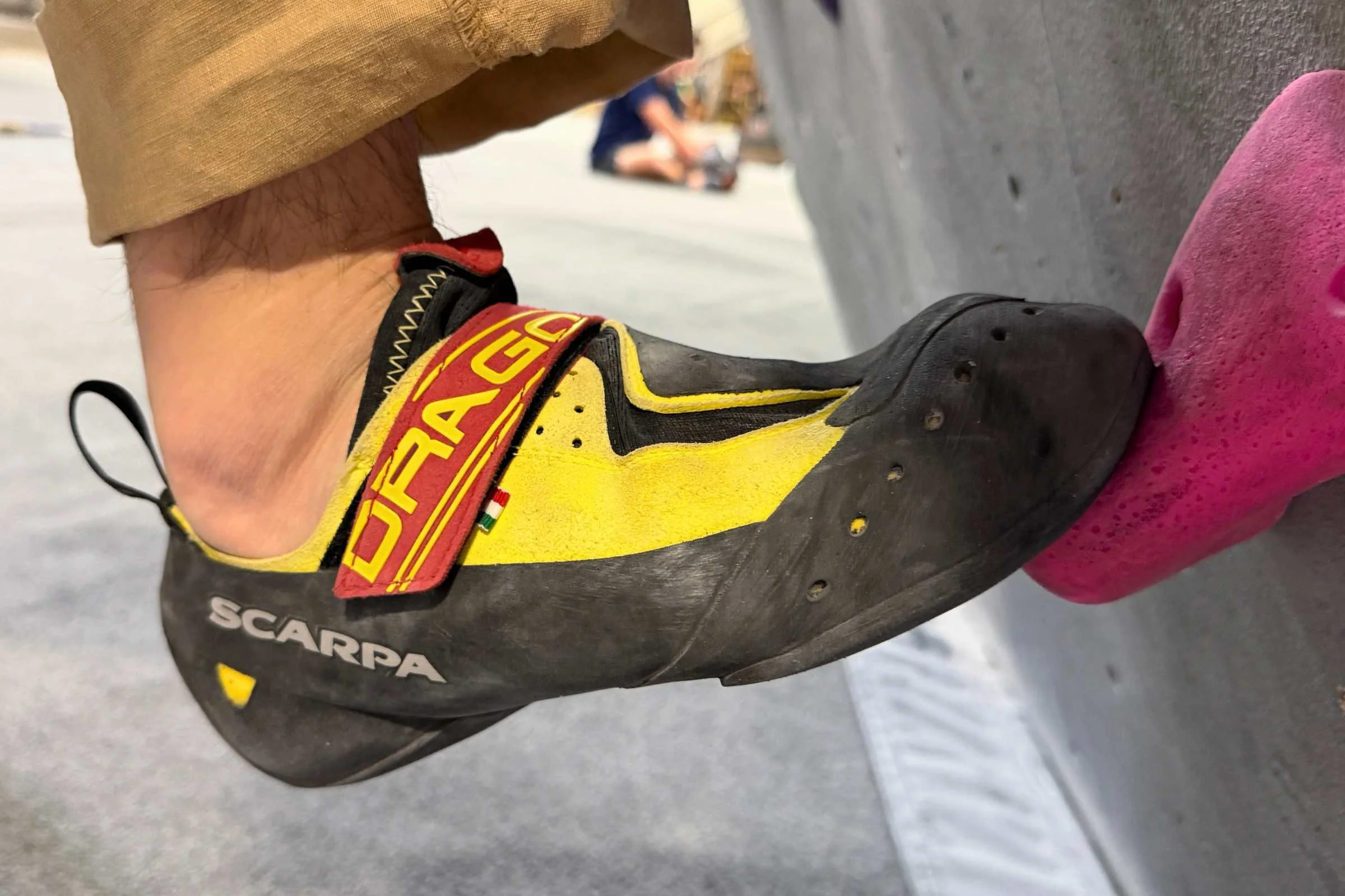  The soft design is great for gym climbing.  