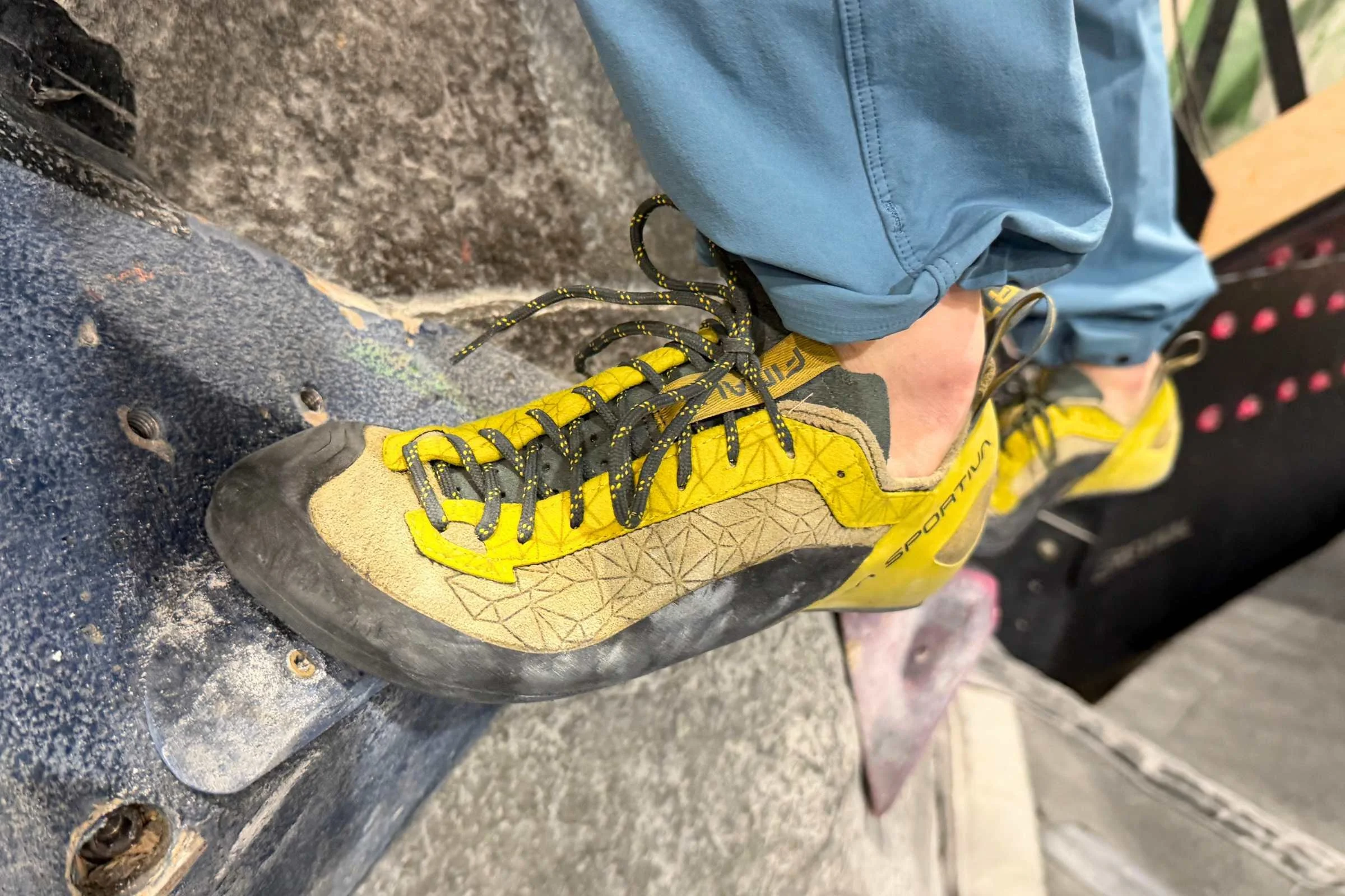   The La Sportiva Finales are comfortable and have sticky rubber.  