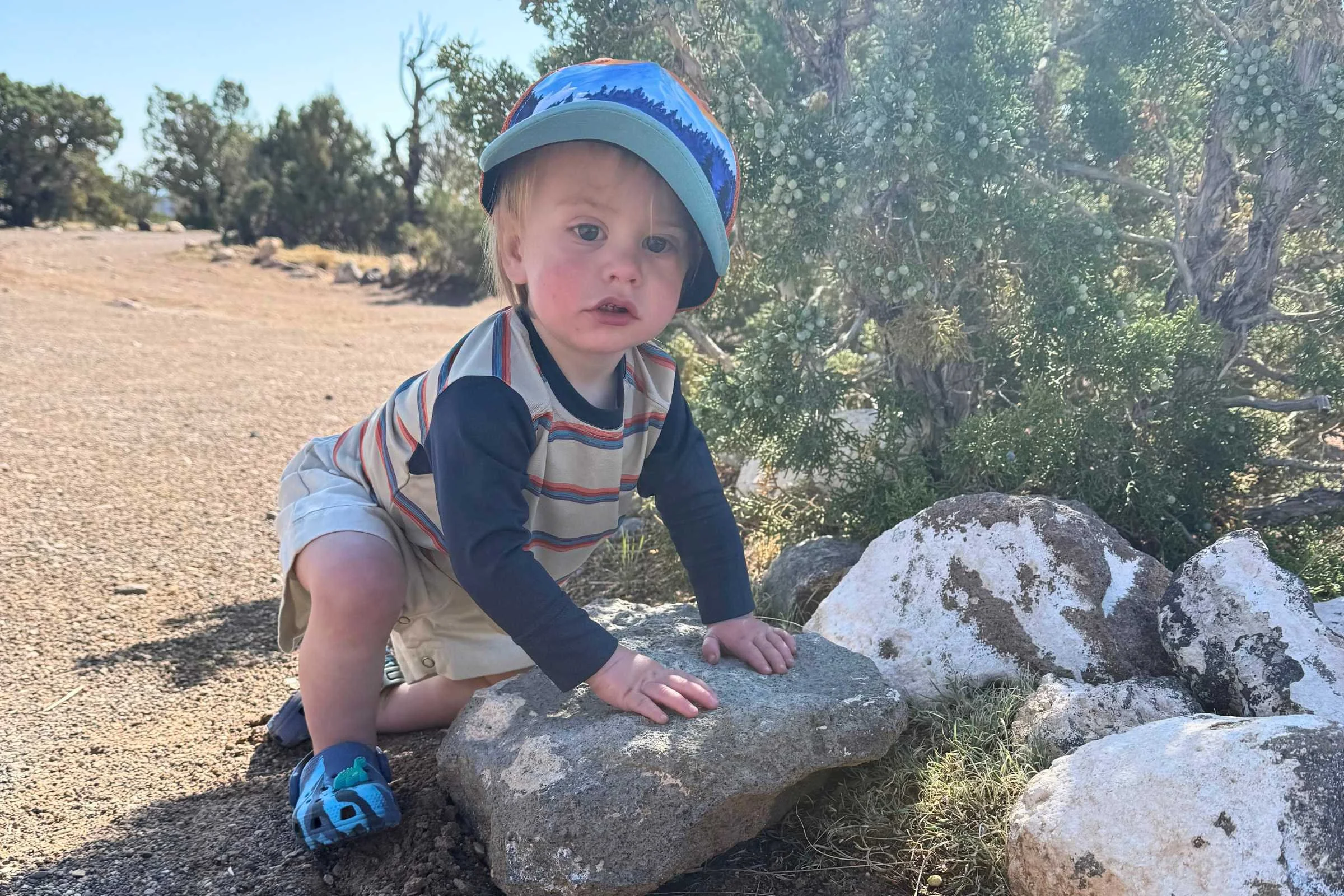   Crocs come in tiny sizes, too! They’re excellent camp shoes for humans big and small.   Photo by Stasia Stockwell.  