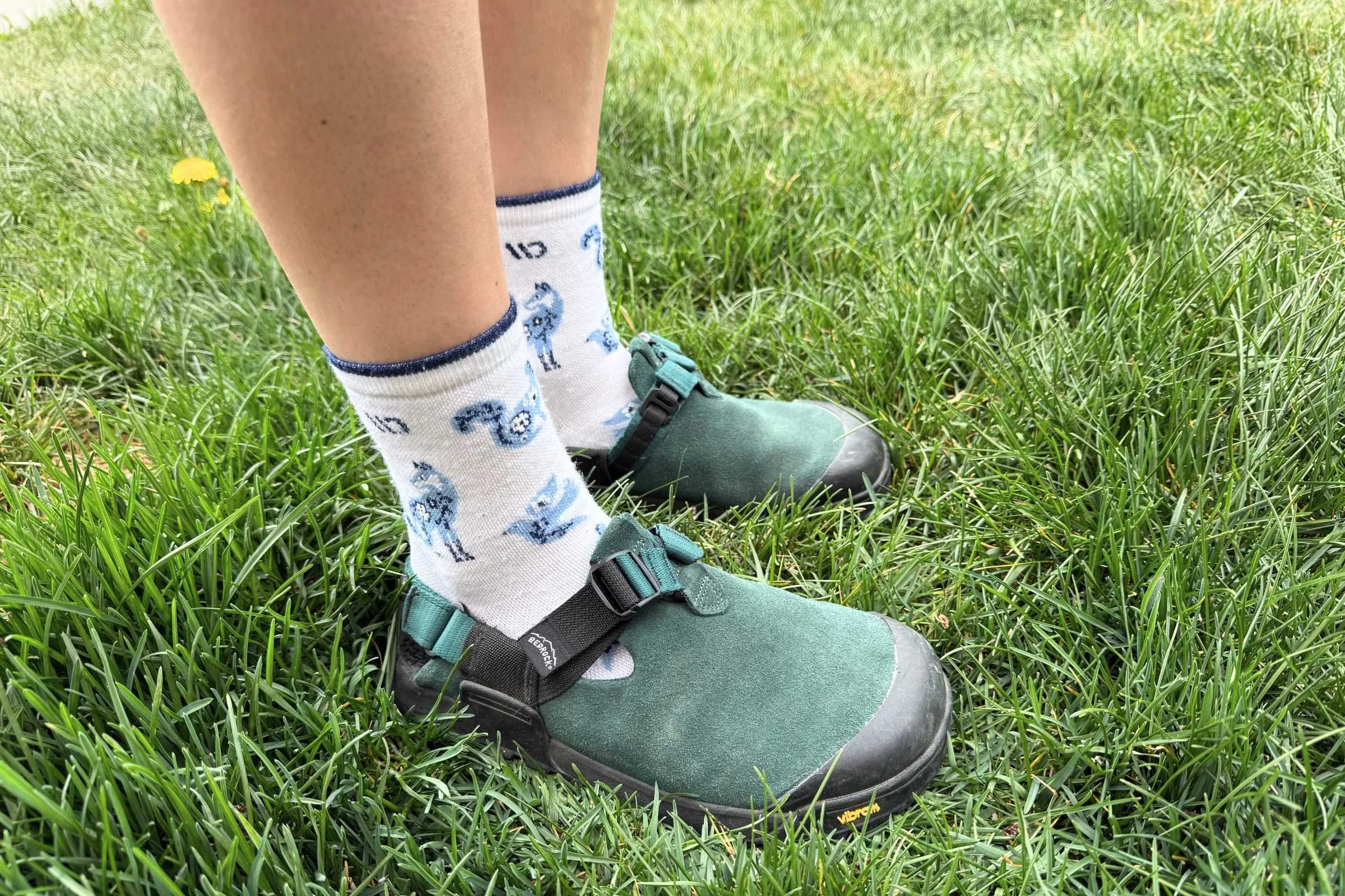   We love the style and comfort of the Bedrock Mountain Clogs and wear them around town just as often as at the campground.   Photo by Stasia Stockwell.  