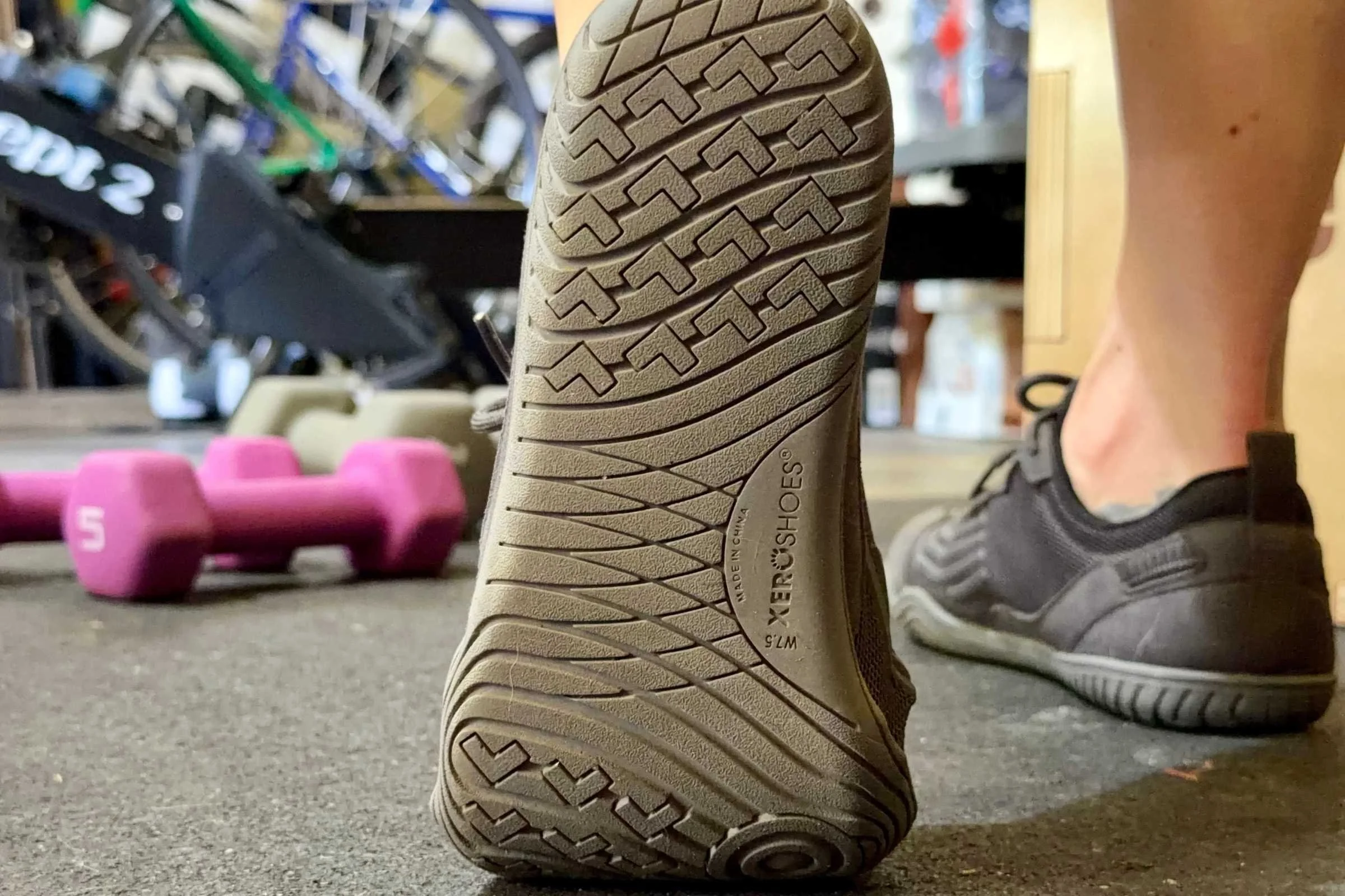   Outsole of Xero Shoes 360 showing tread pattern  