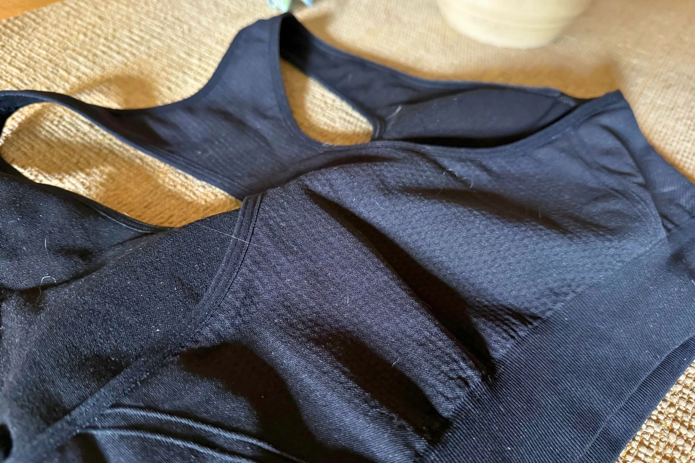   The Send-It bra is stretchy, supportive, and comfortable with an overall very simple racerback design.  