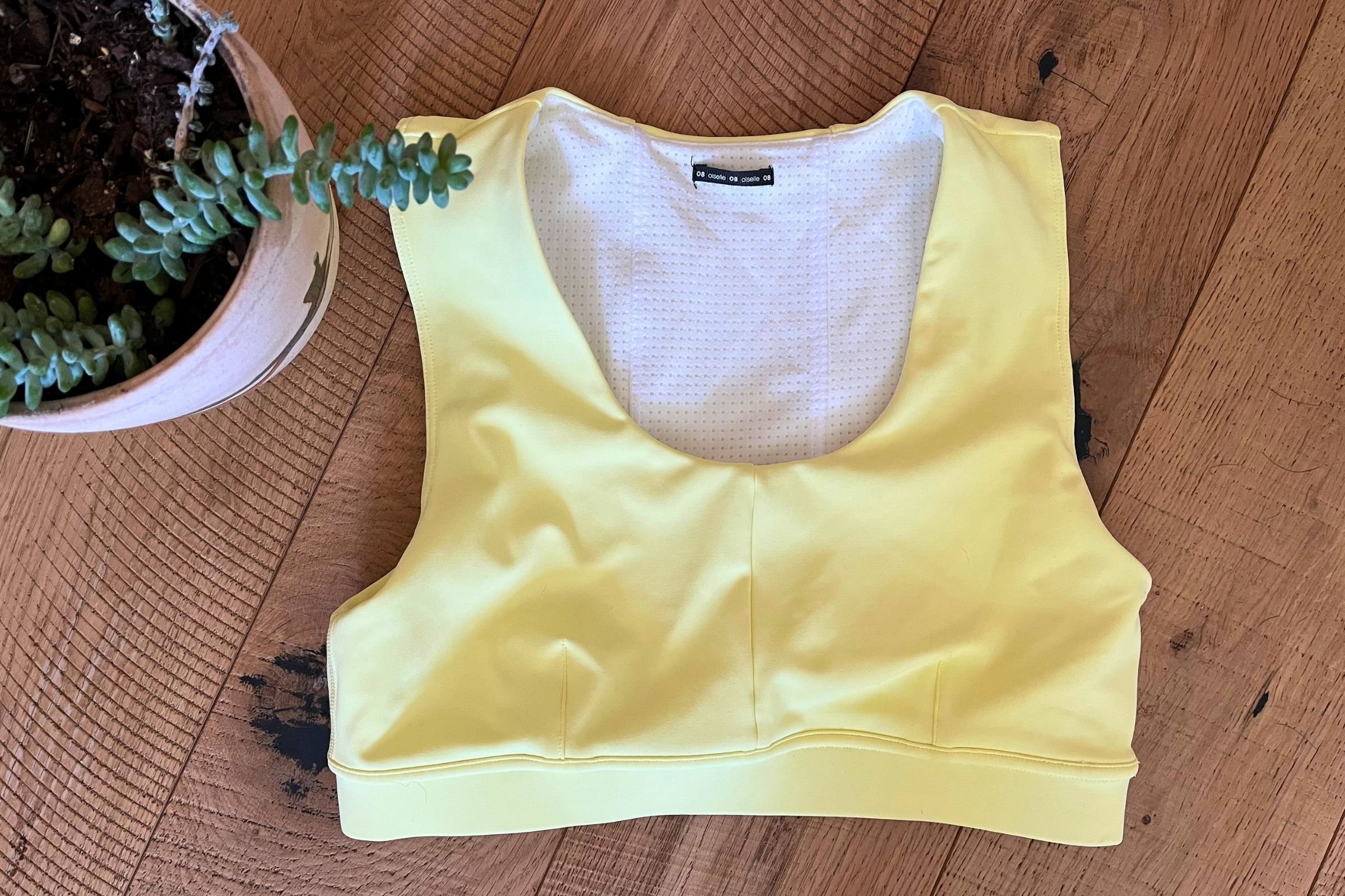   The tank-style straps on the Oiselle Flyout bra offer lots of comfortable support.  