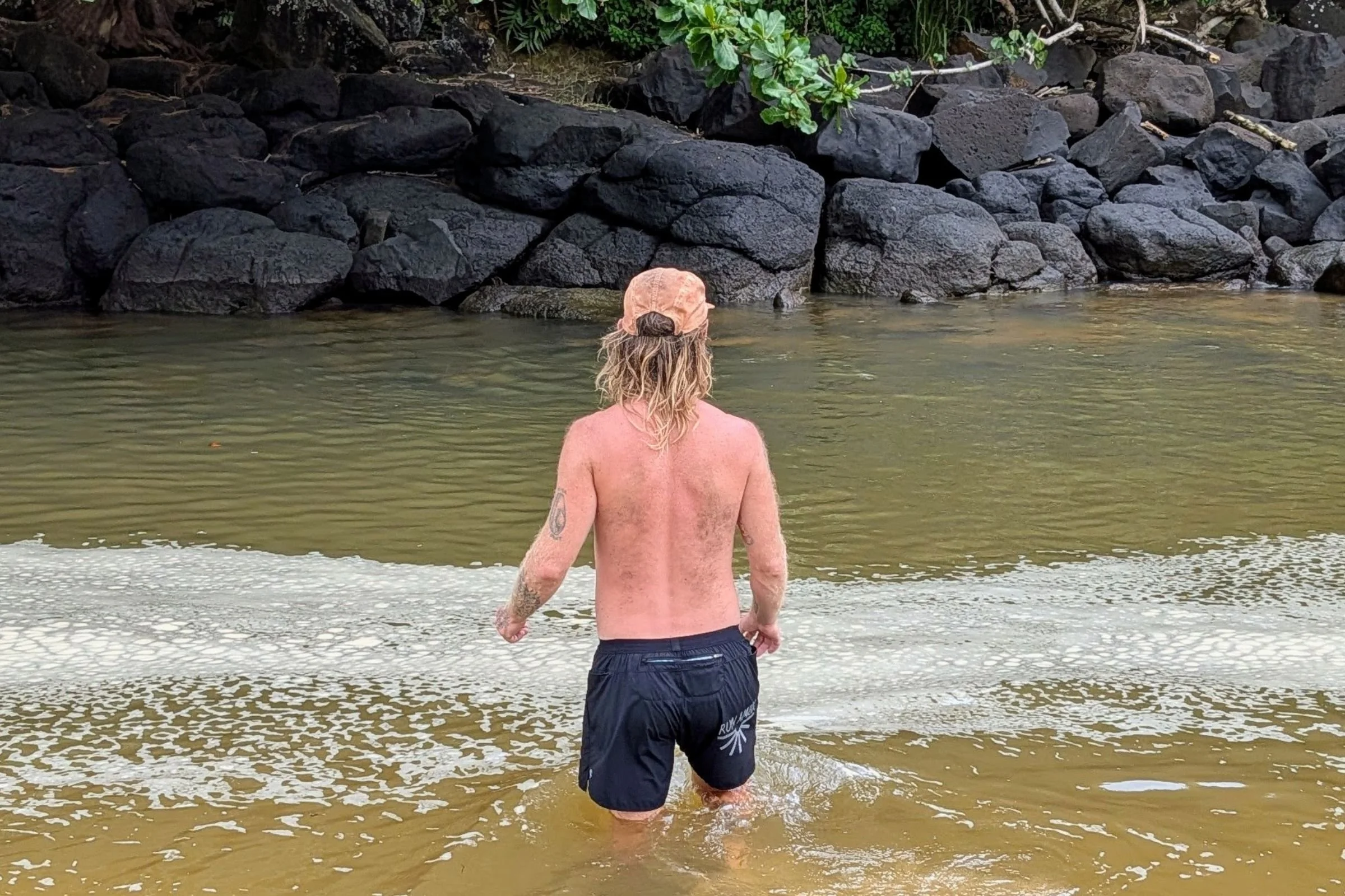   The Roark Alta shorts are fast-drying enough that we didn’t hesitate to cross a river just to see what's on the other side mid-run.  